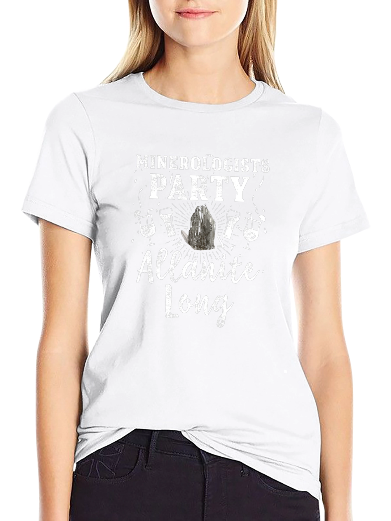 Mineralogists Party Allanite Long T-Shirt