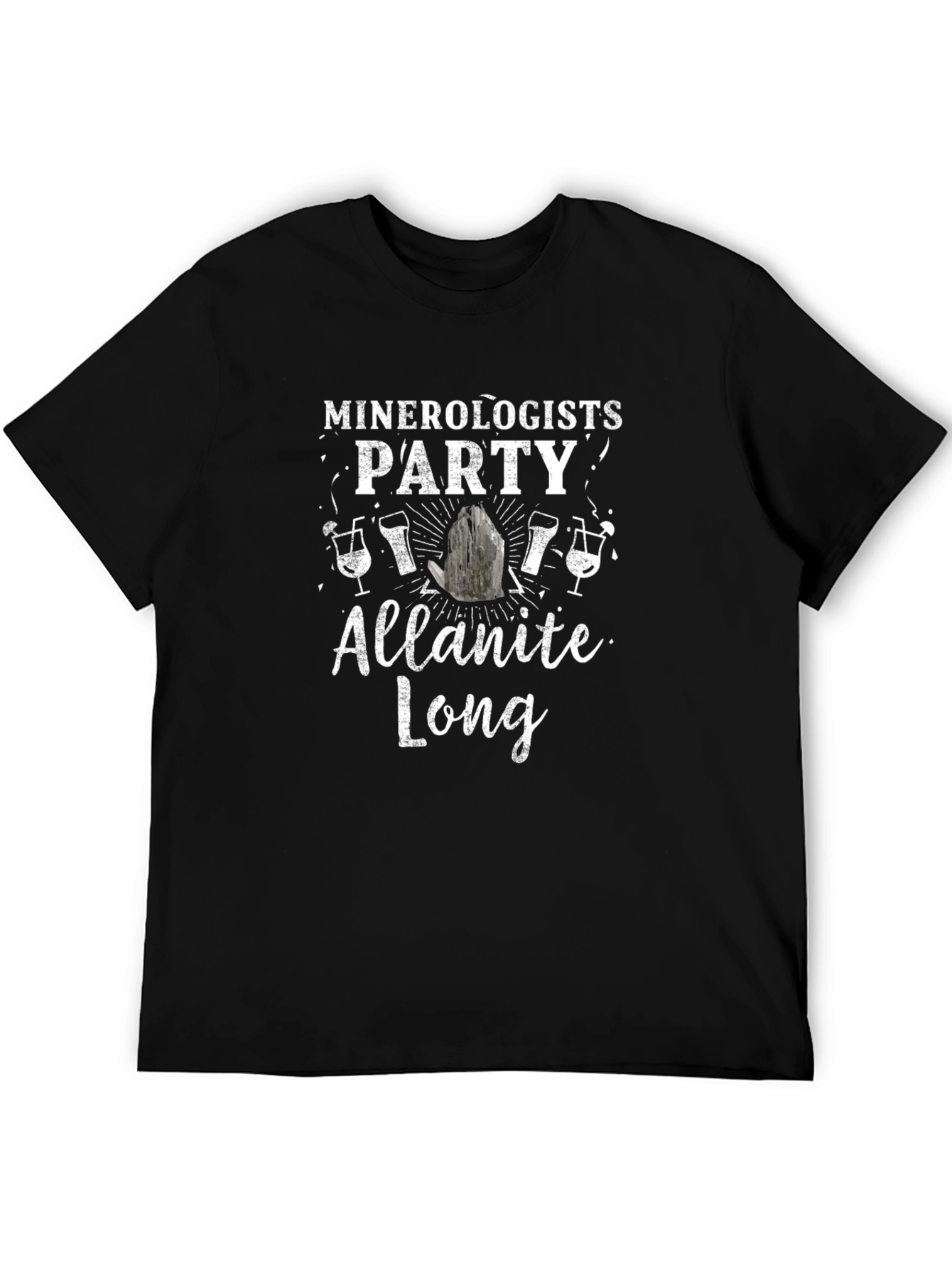 Mineralogists Party Allanite Long T-Shirt