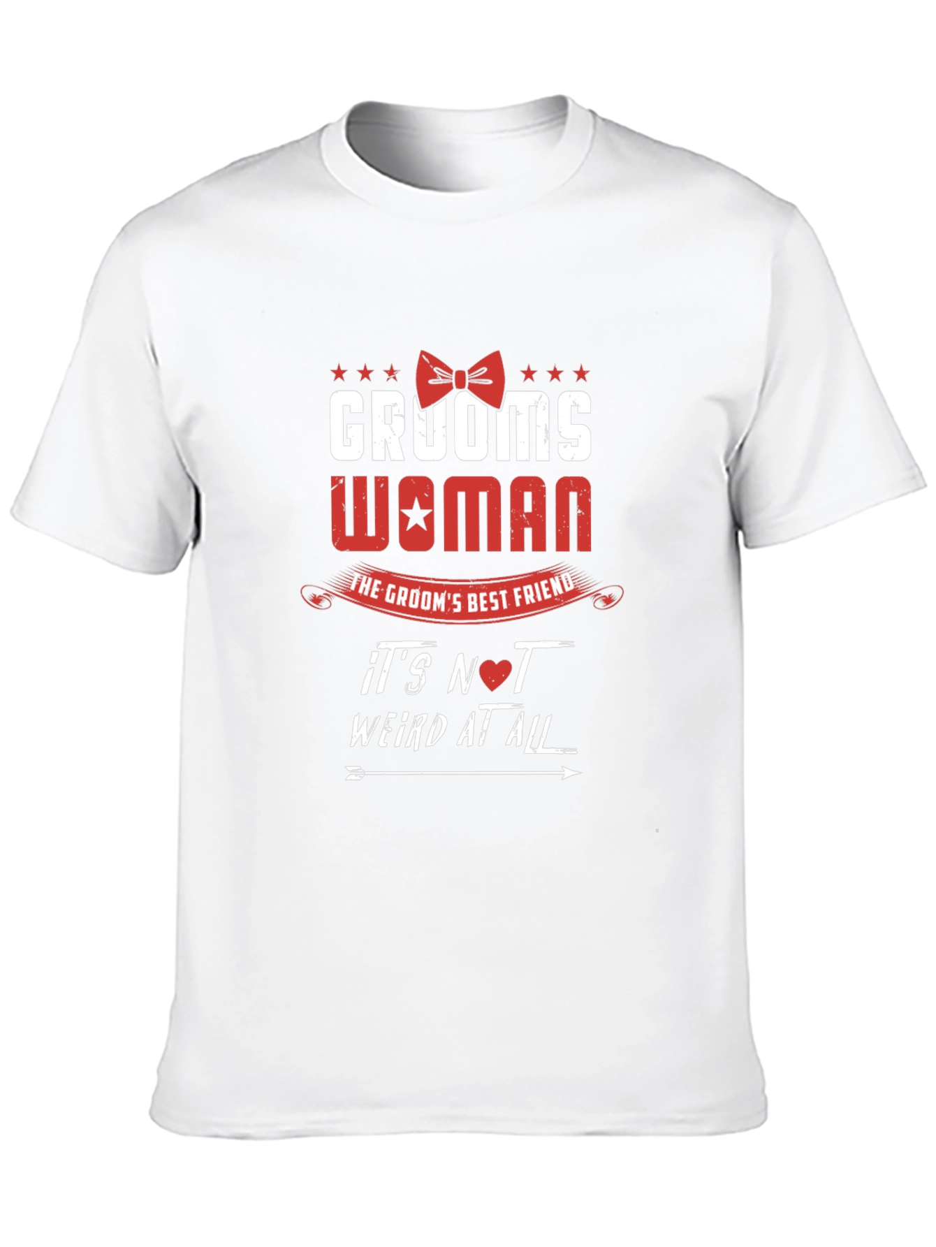 Grooms Woman T-Shirt - Best Friend Wedding Apparel