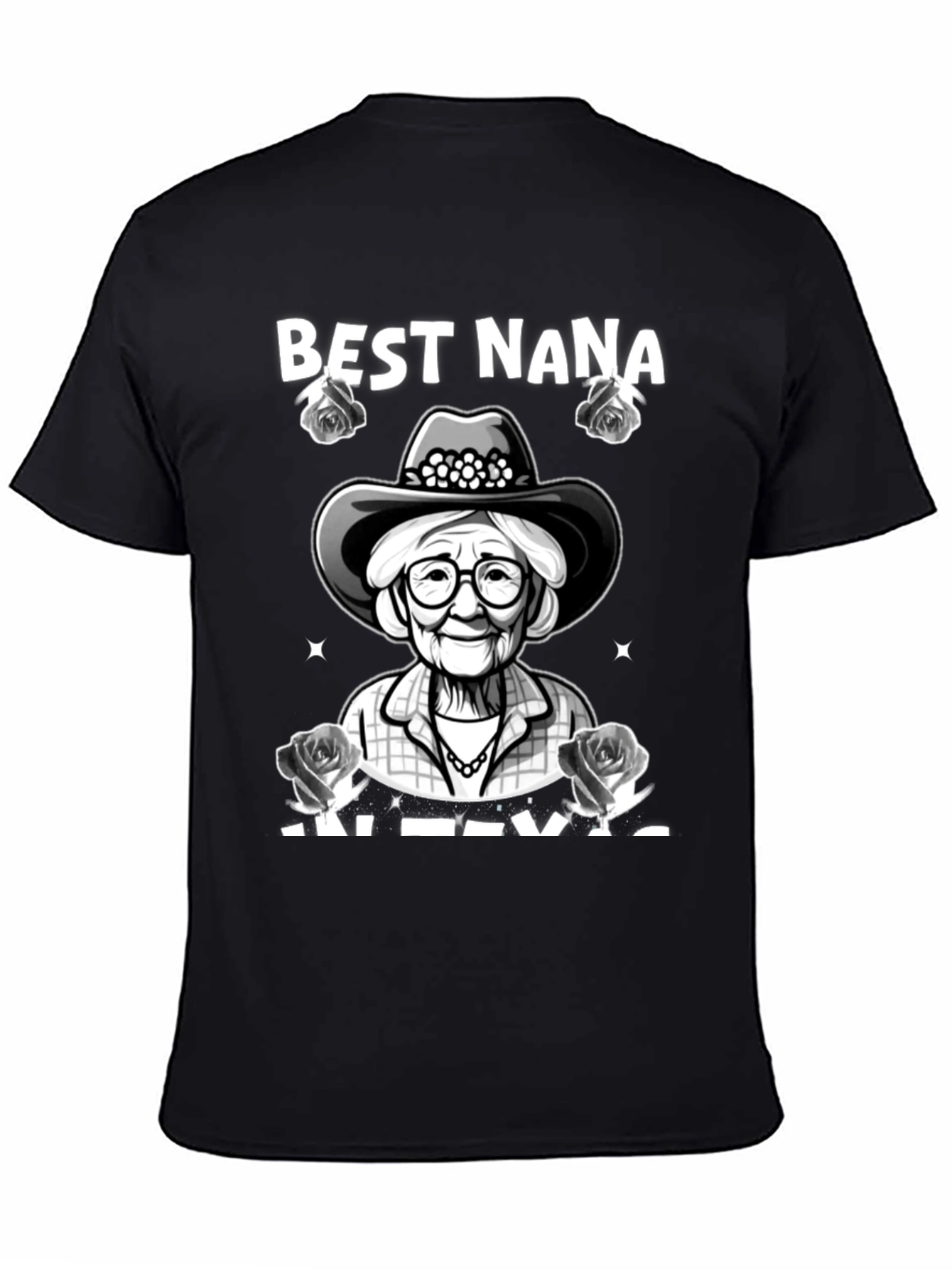 Best Nana in Texas Graphic T-Shirt