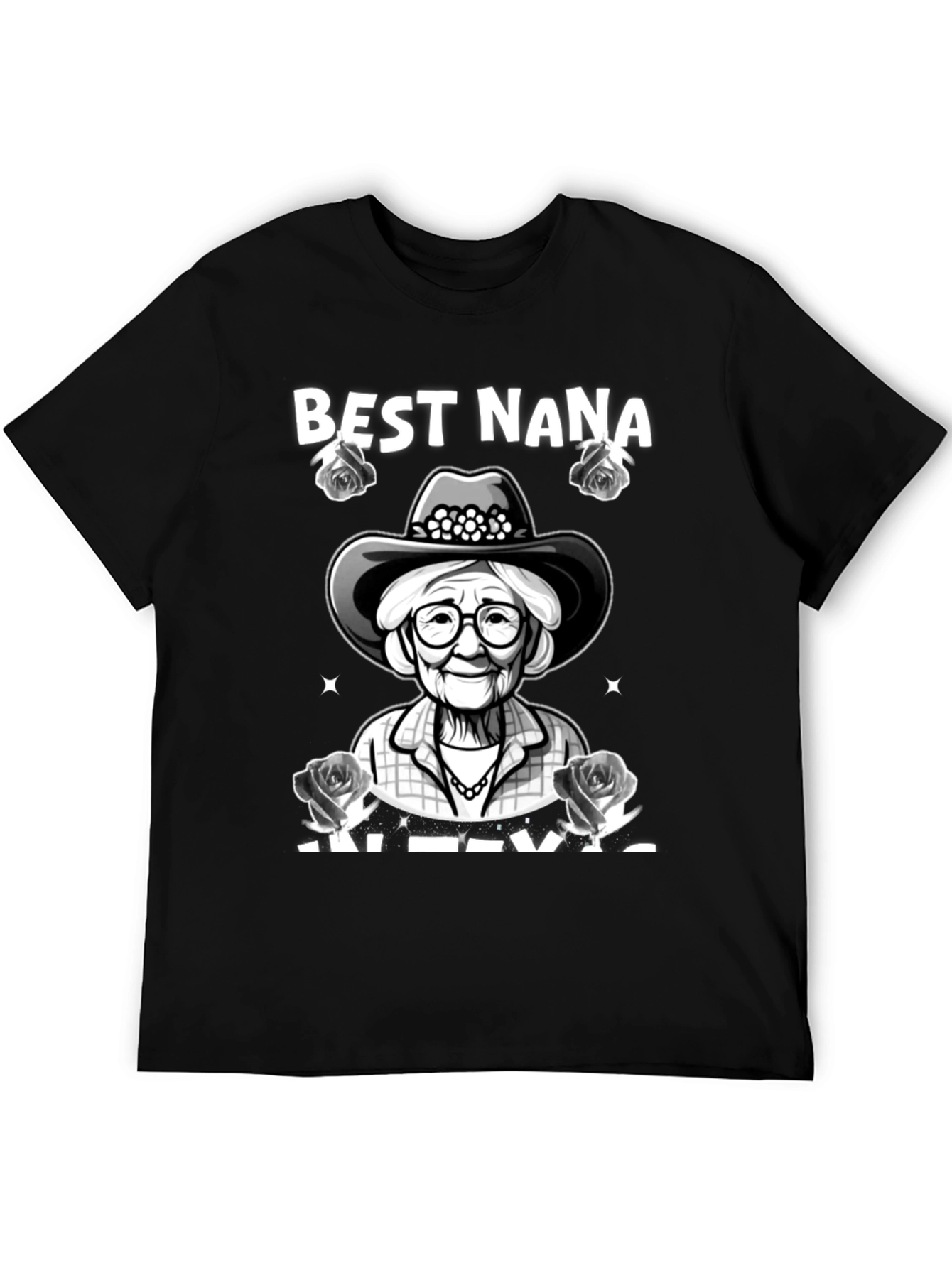 Best Nana in Texas Graphic T-Shirt