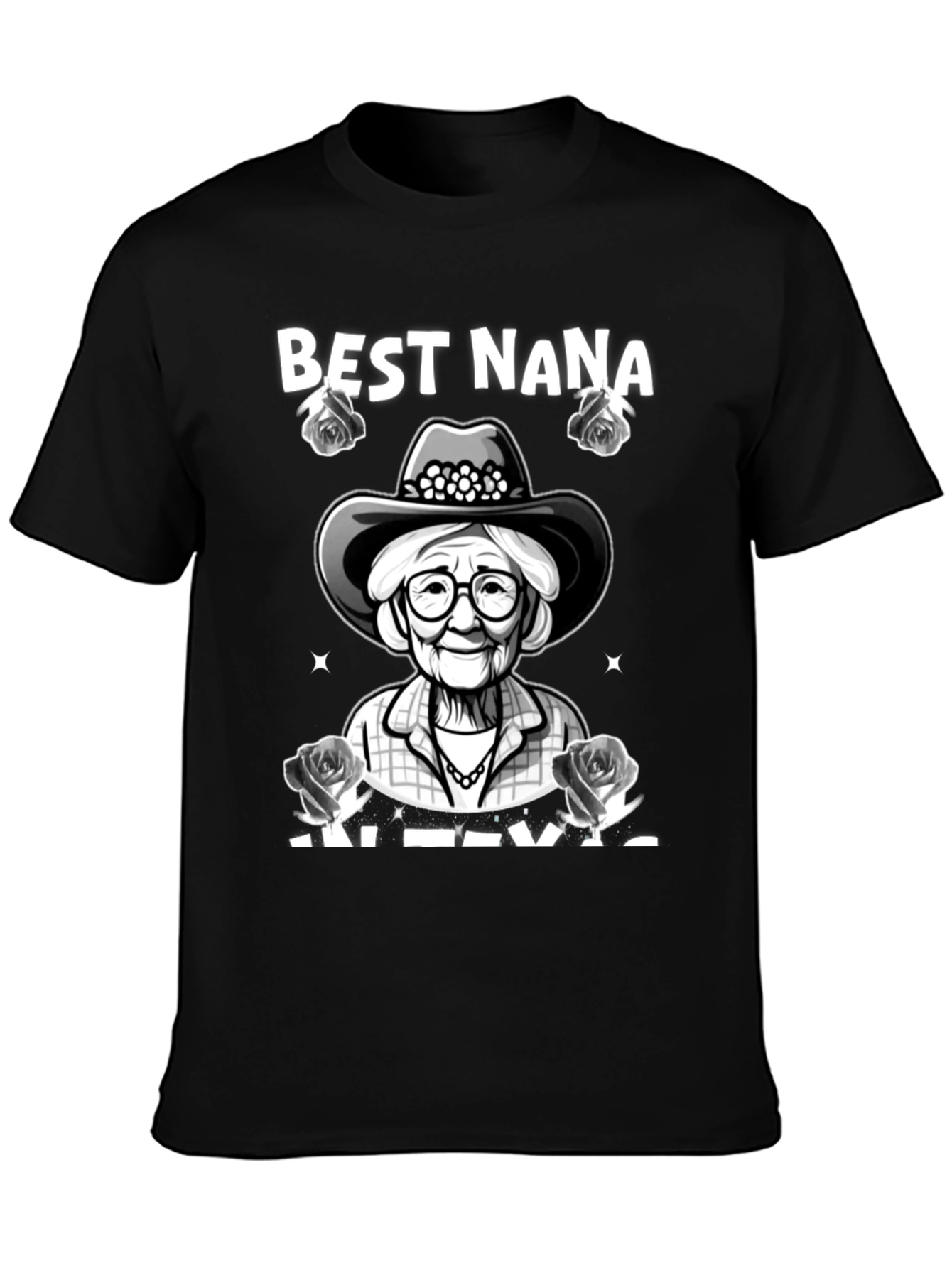 Best Nana in Texas Graphic T-Shirt