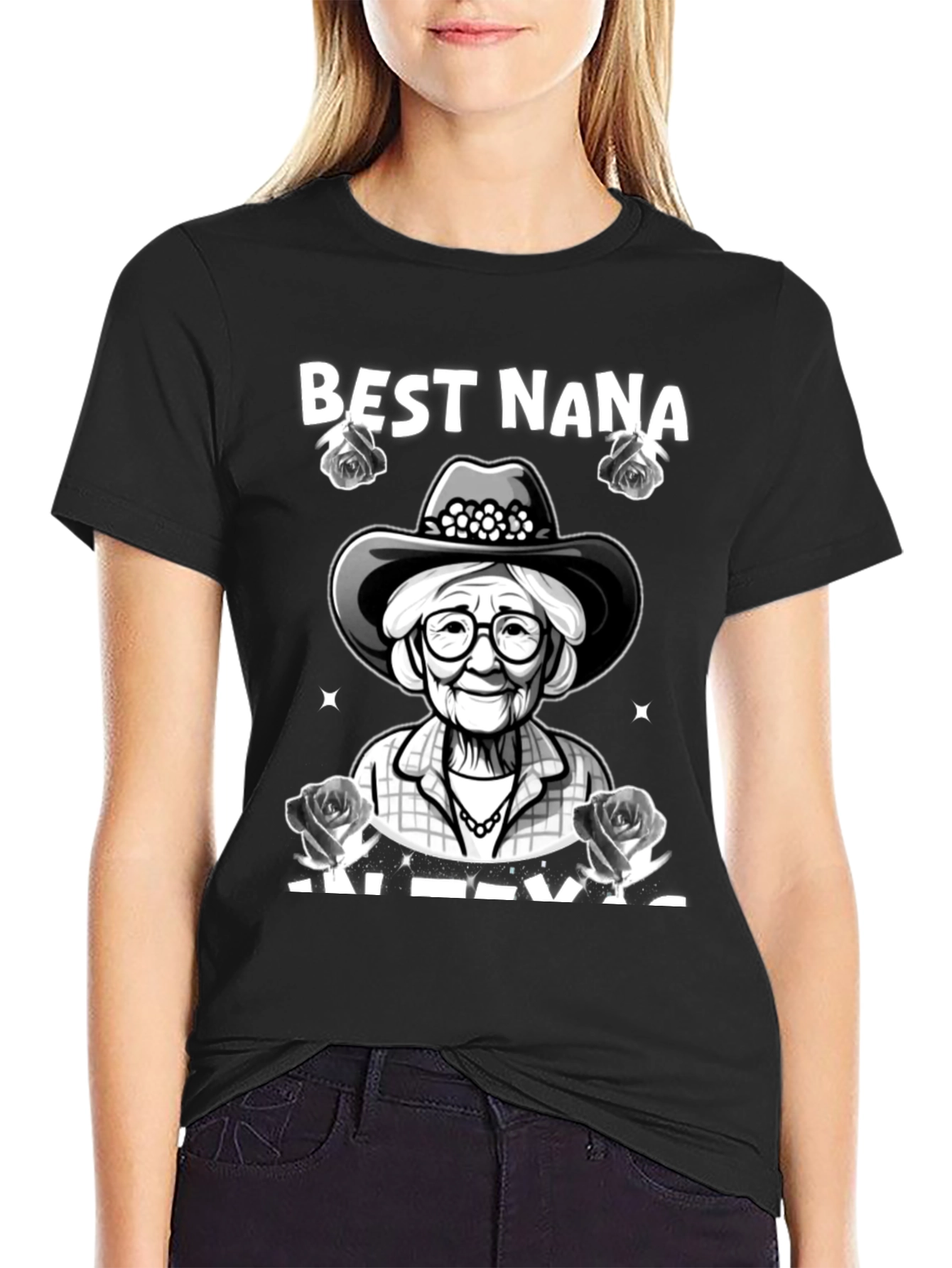 Best Nana in Texas Graphic T-Shirt