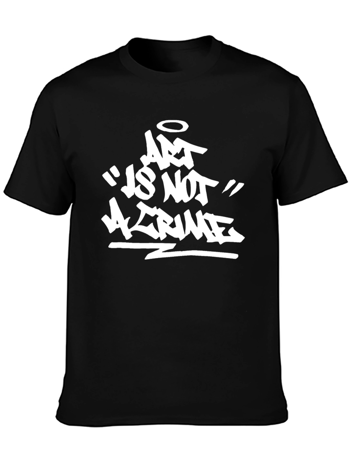 Art Is Not A Crime Graphic Tee - Unisex