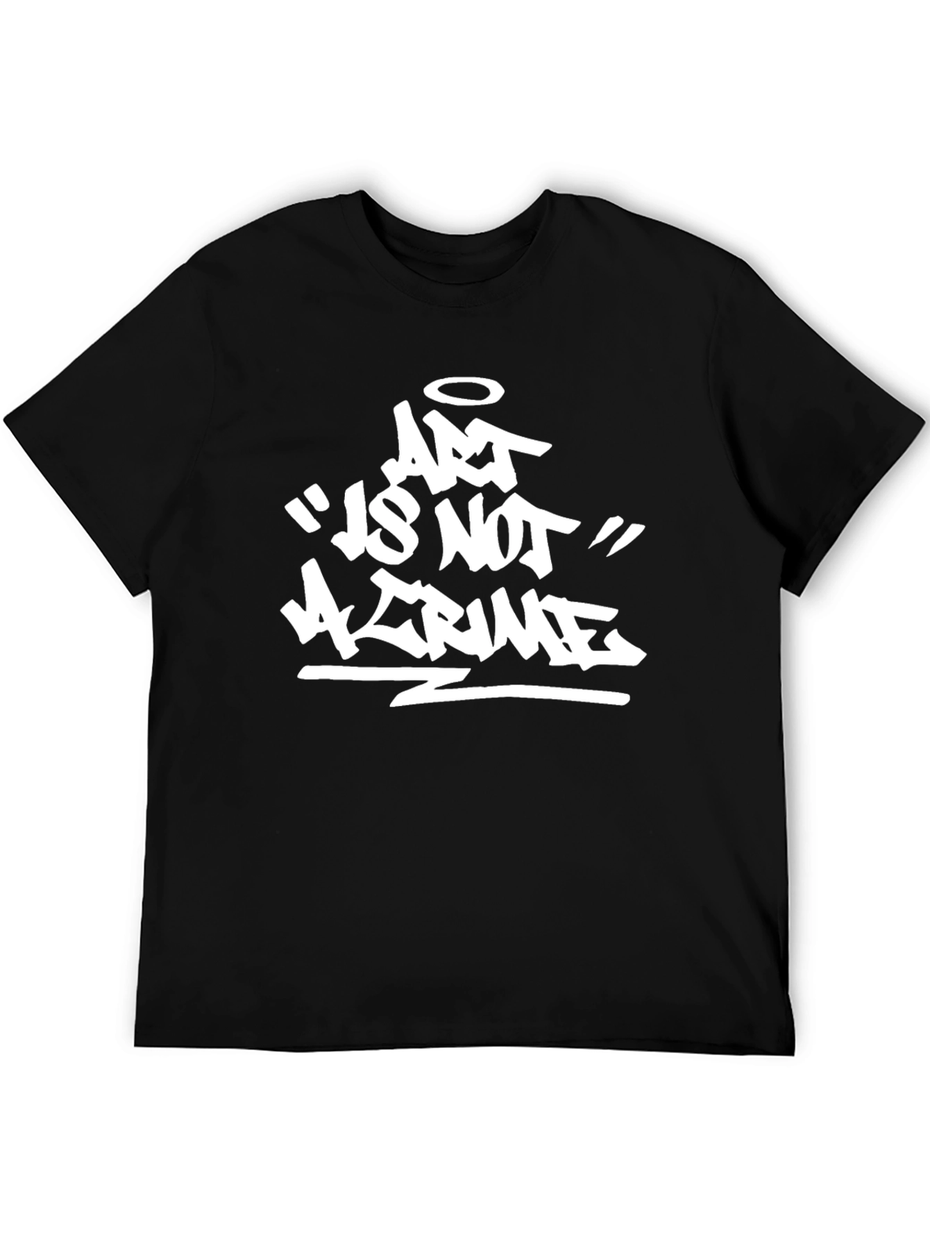 Art Is Not A Crime Graphic Tee - Unisex