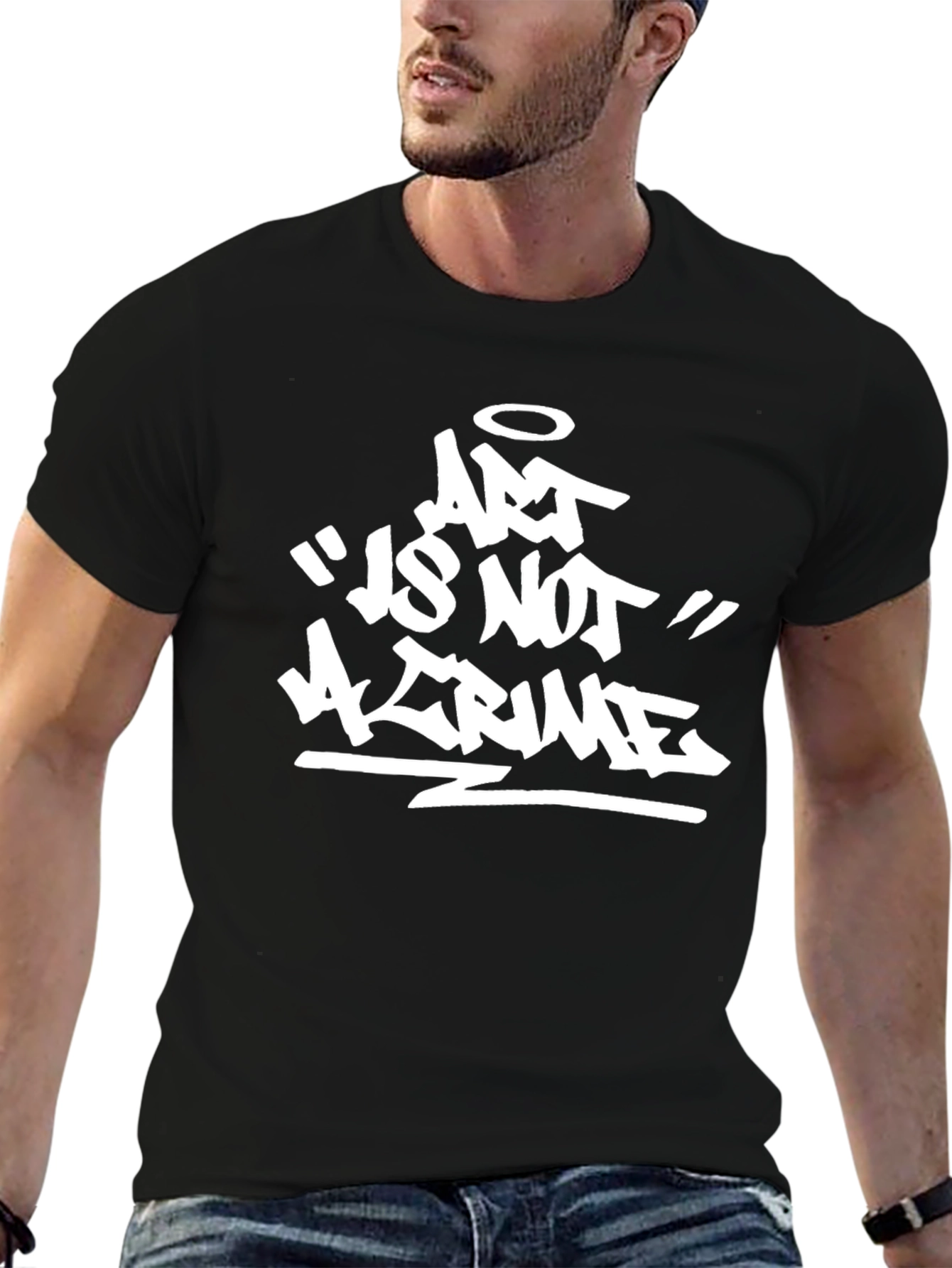Art Is Not A Crime Graphic Tee - Unisex
