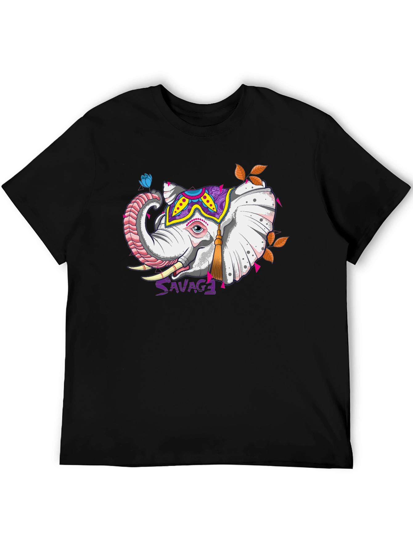 Savage Elephant Graphic Tee - Unique Design