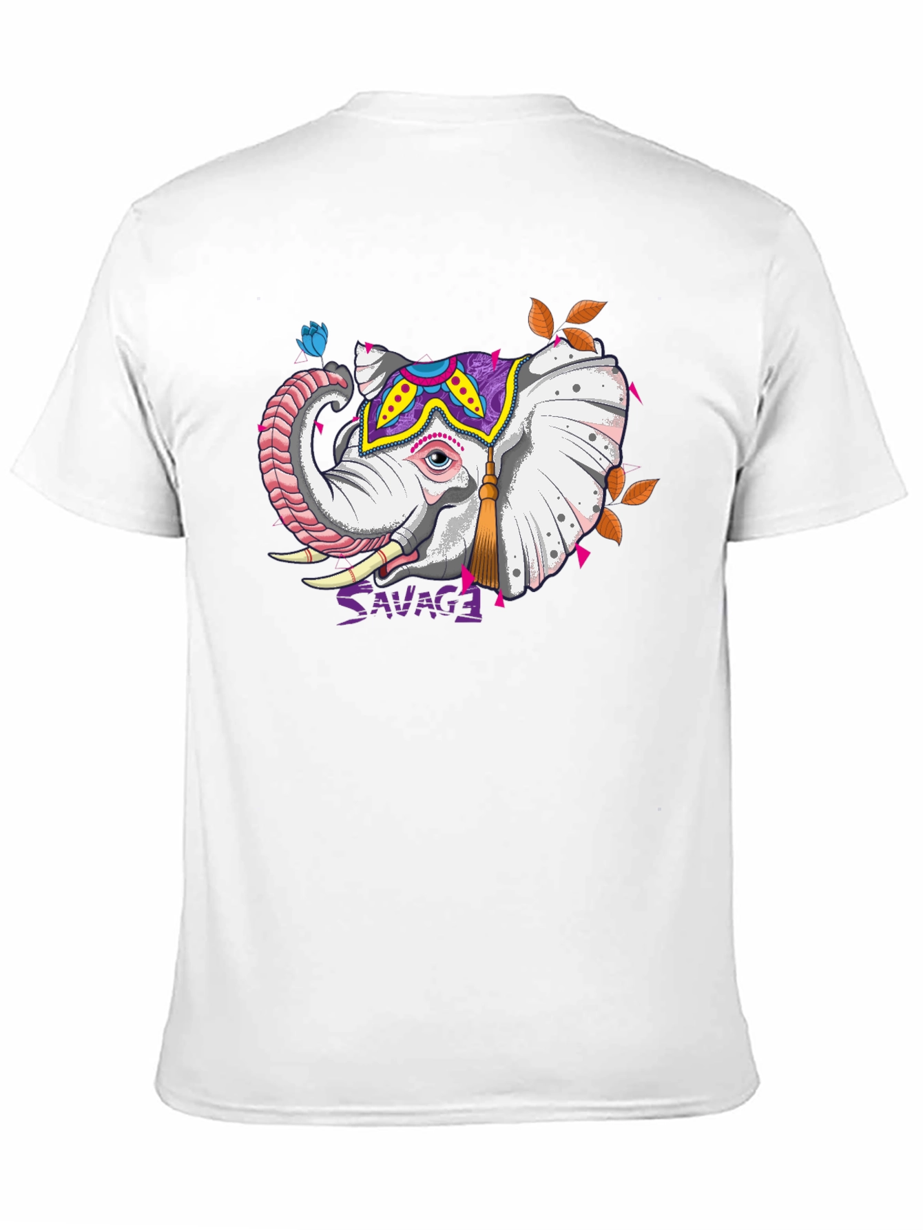 Savage Elephant Graphic Tee - Unique Design