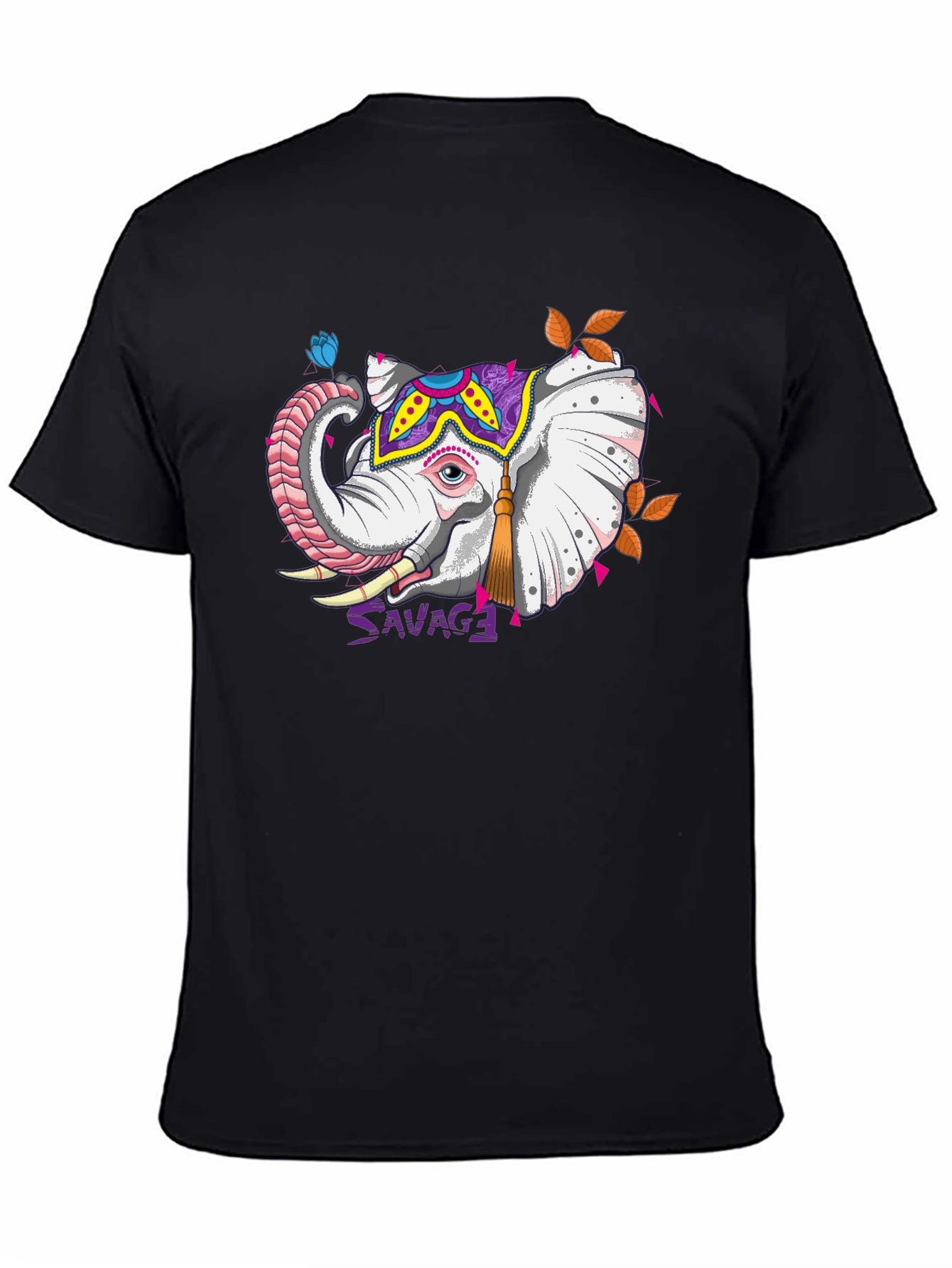 Savage Elephant Graphic Tee - Unique Design