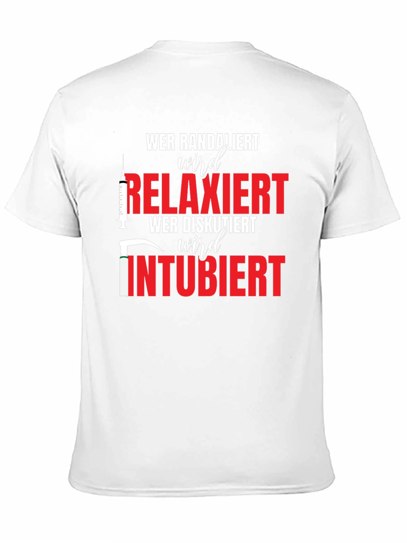 Wer Randaliert Shirt: Relaxiert Intubiert T-Shirt