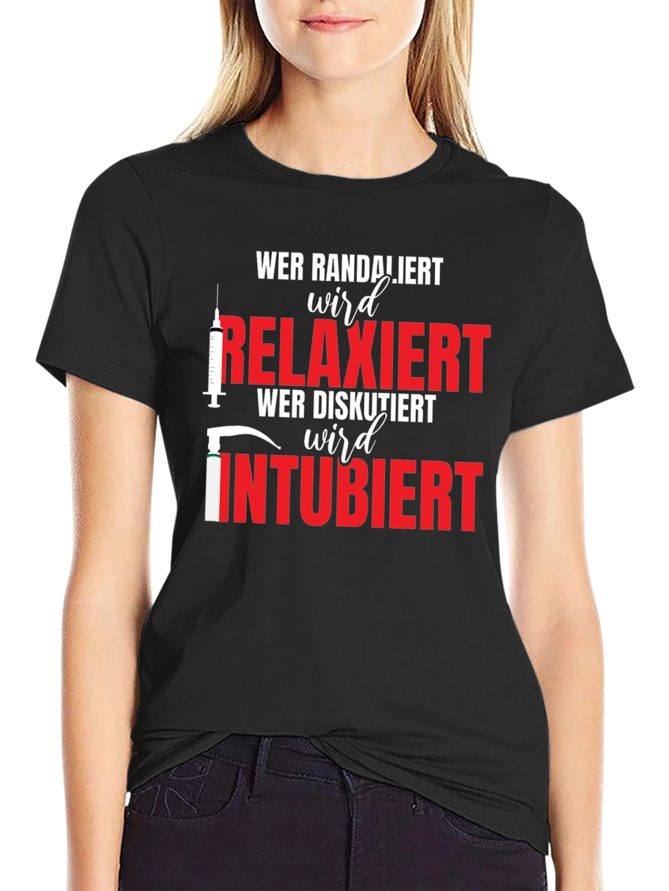 Wer Randaliert Shirt: Relaxiert Intubiert T-Shirt