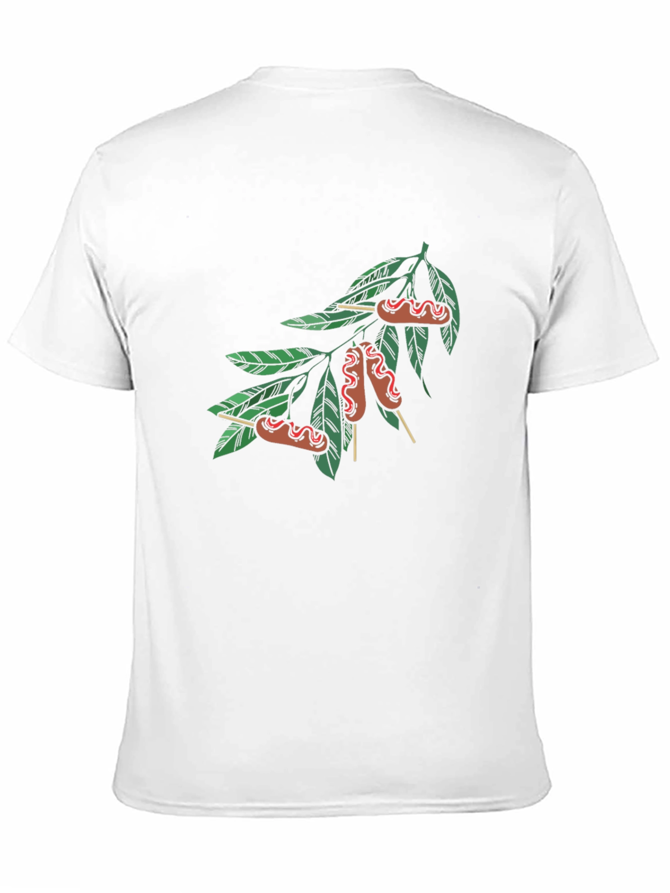 Novelty Sausage Tree Black T-Shirt