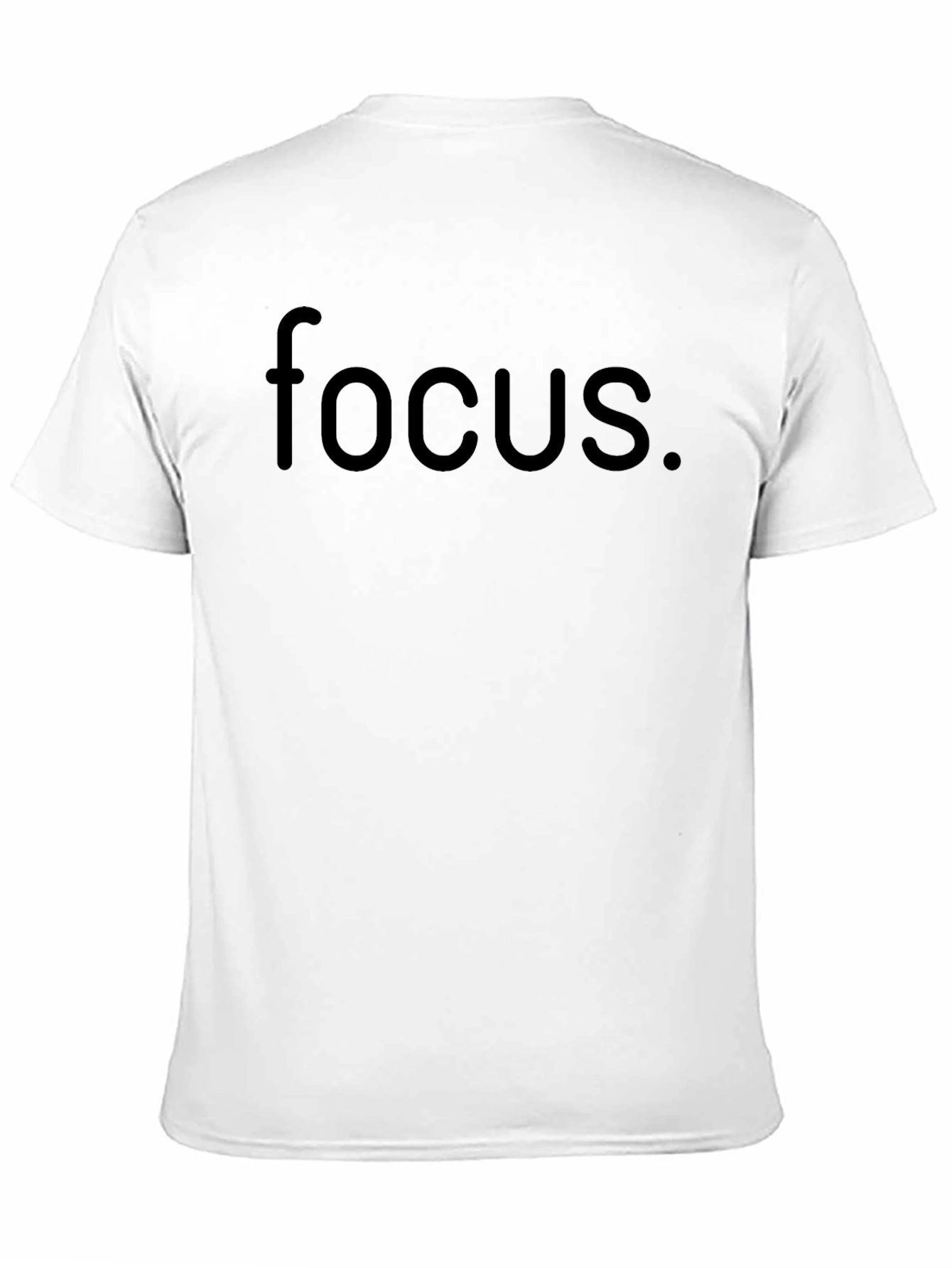 Focus. Black Graphic T-Shirt