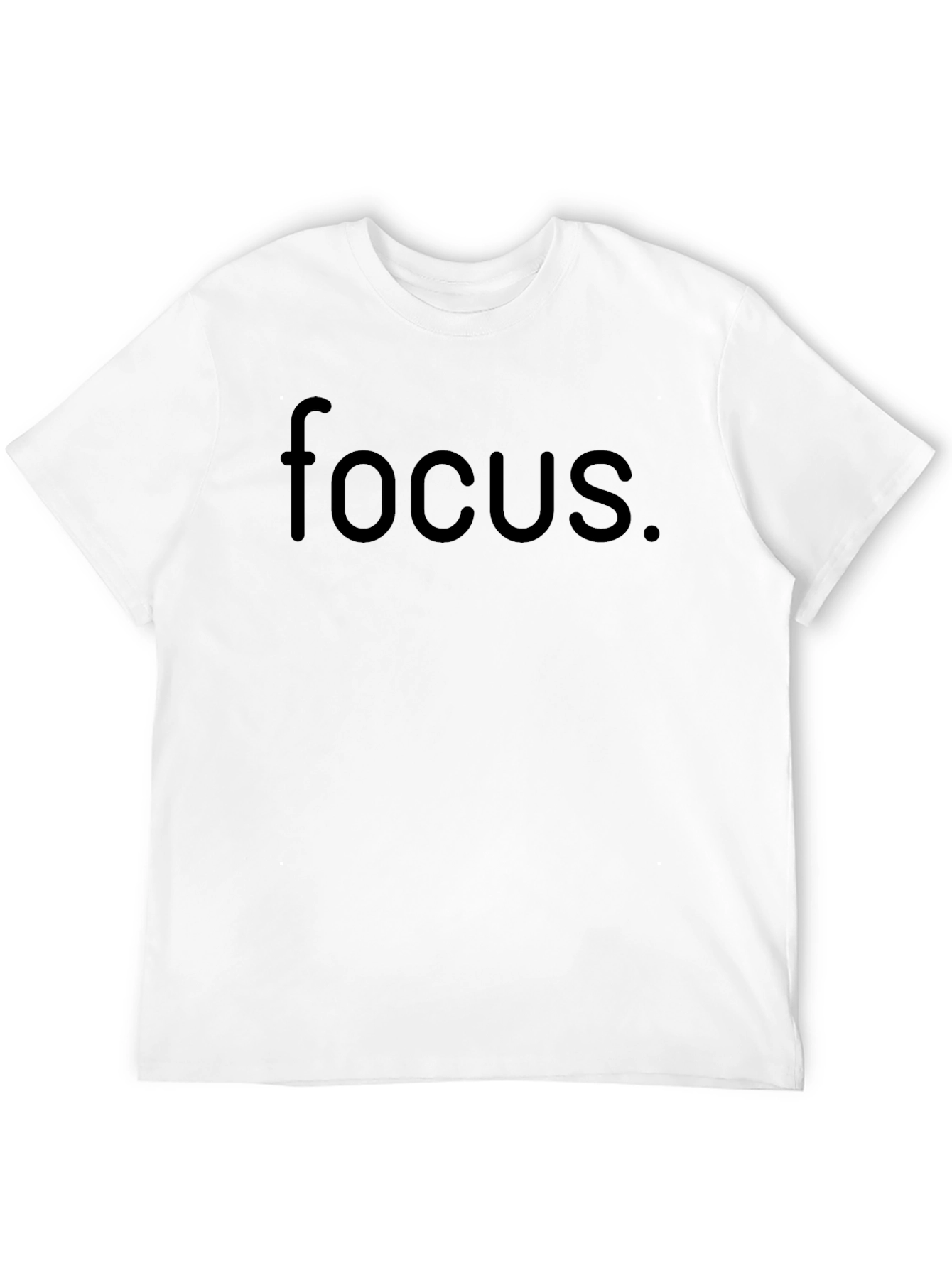 Focus. Black Graphic T-Shirt