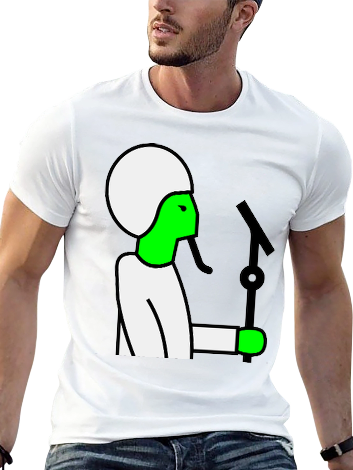 Retro Cartoon Musician T-Shirt