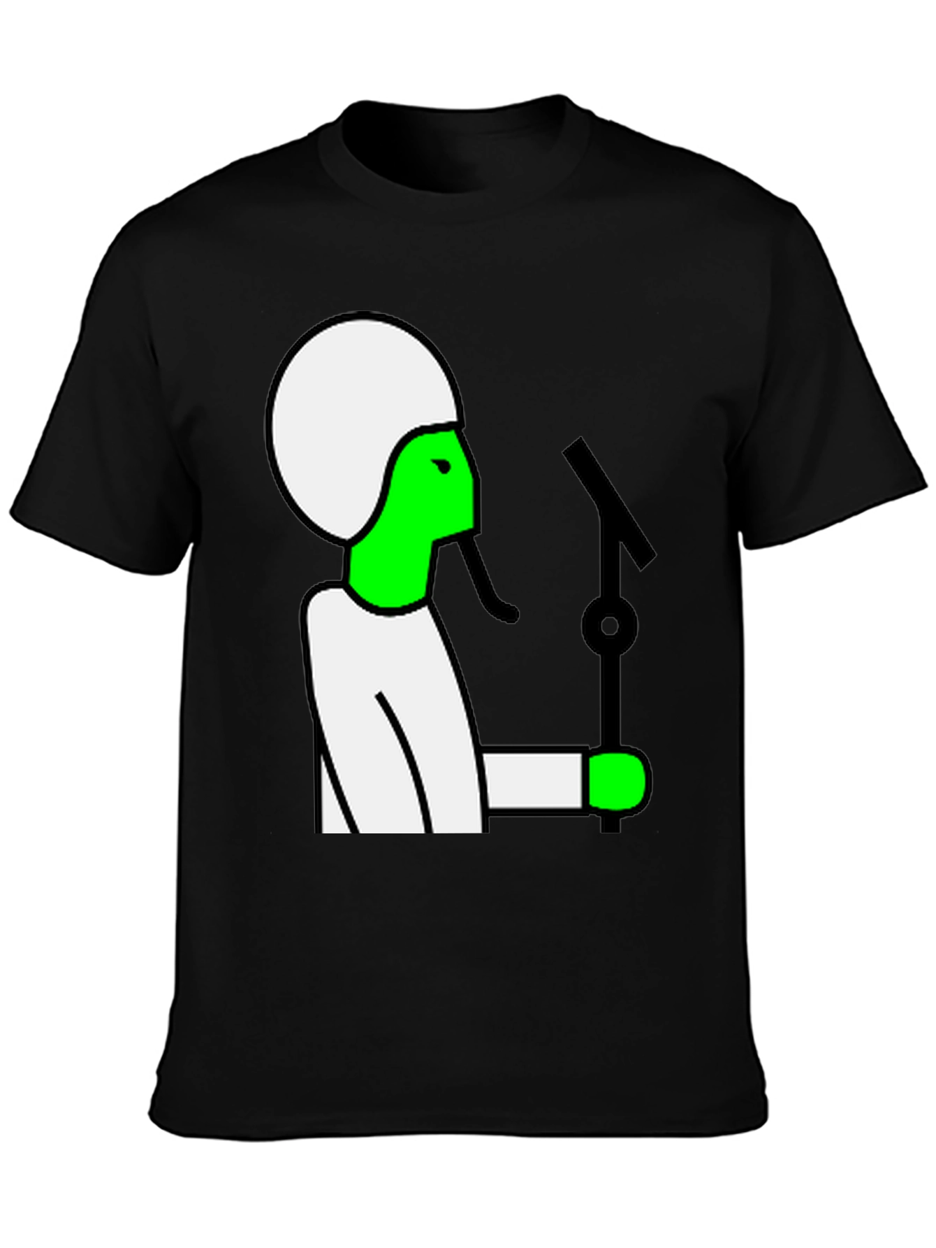 Retro Cartoon Musician T-Shirt