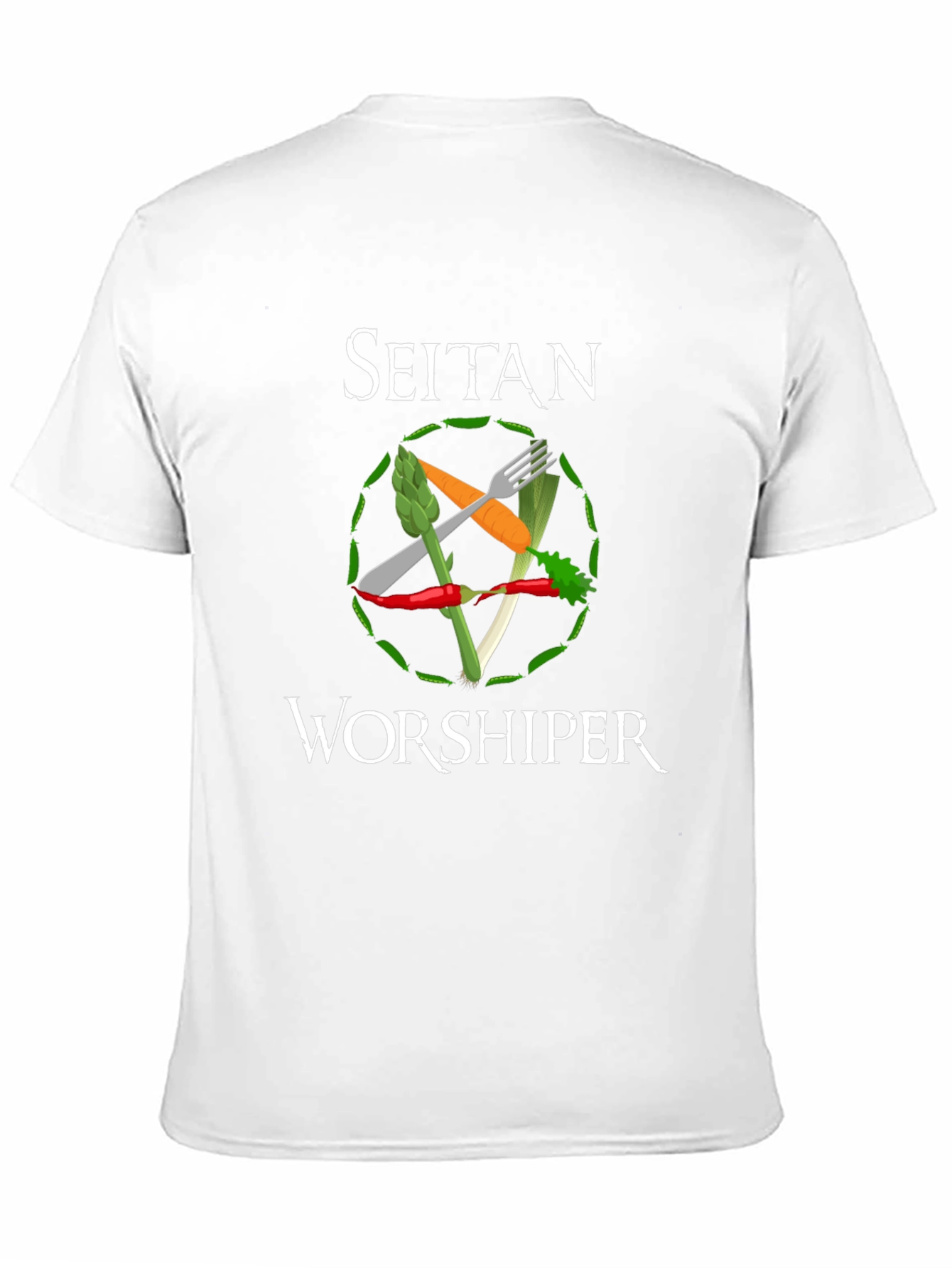 Seitan Worshiper Vegan Graphic Tee