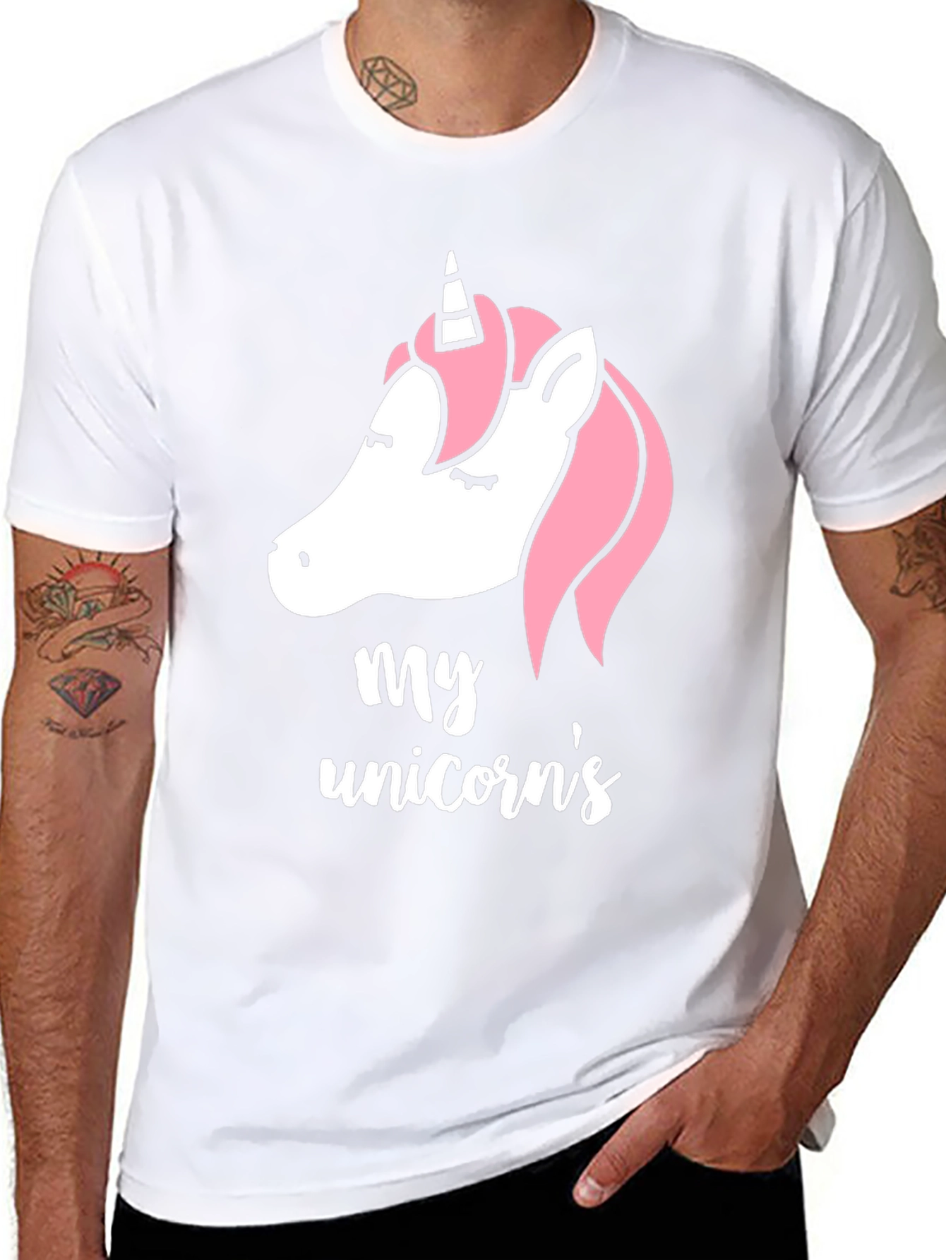 My Unicorns T-Shirt | Black Tee