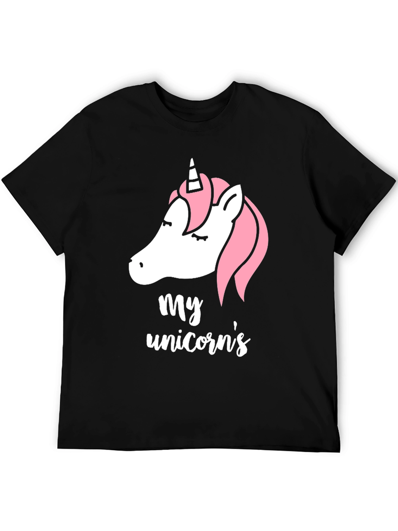 My Unicorns T-Shirt | Black Tee