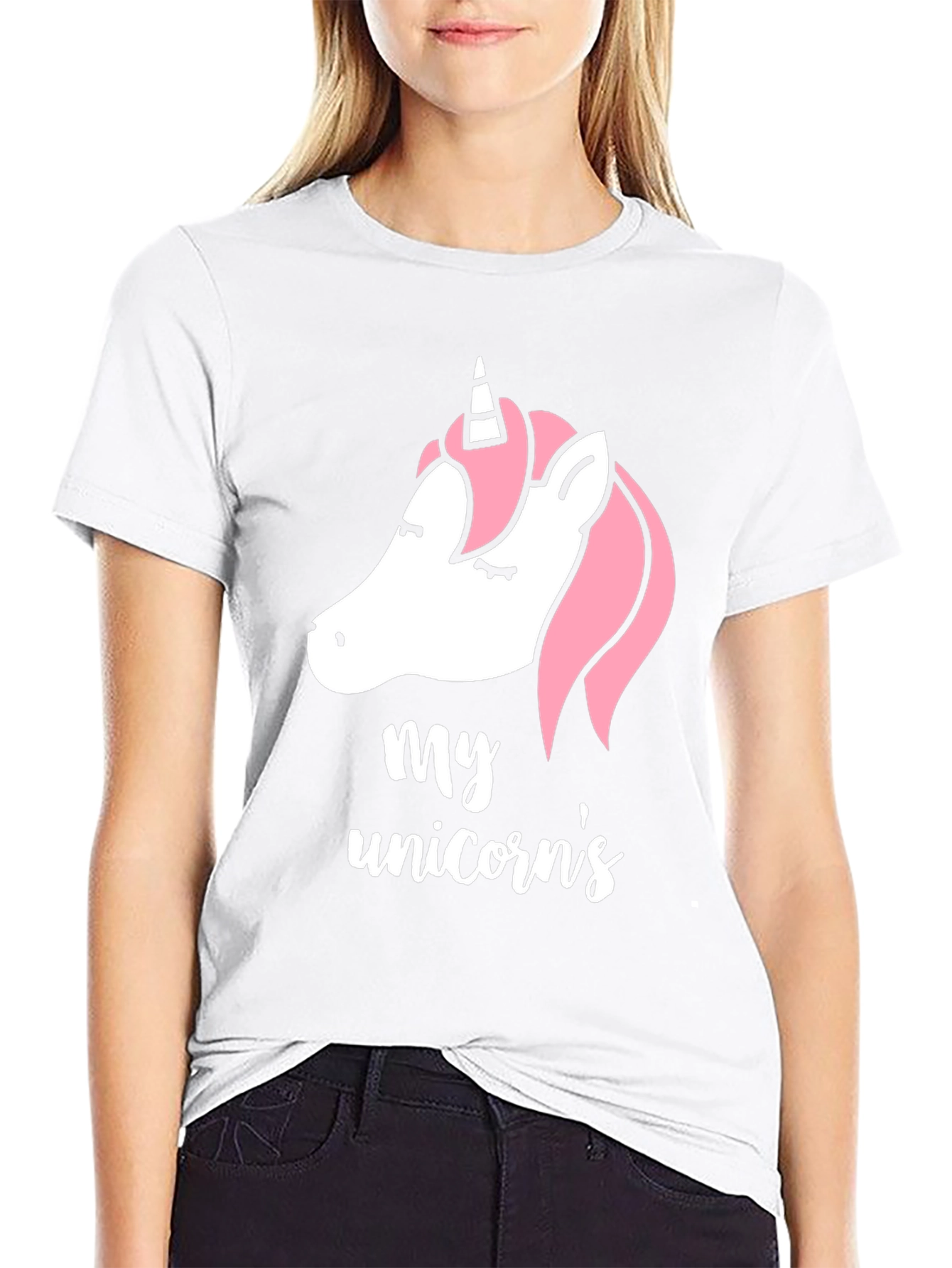 My Unicorns T-Shirt | Black Tee