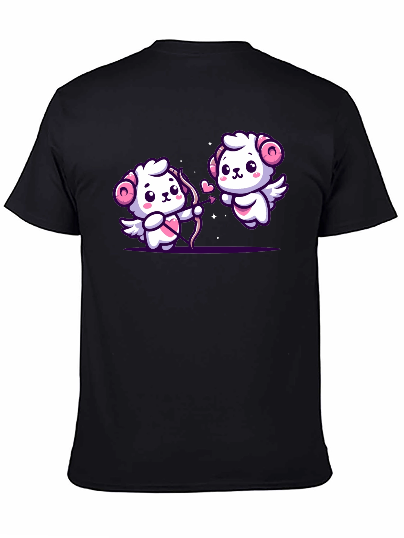 Cute Cupid Rams Graphic Tee