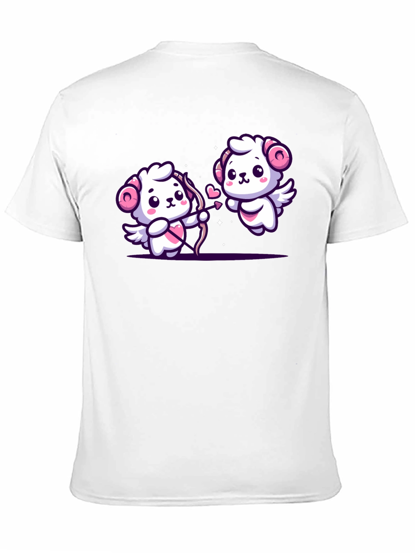 Cute Cupid Rams Graphic Tee