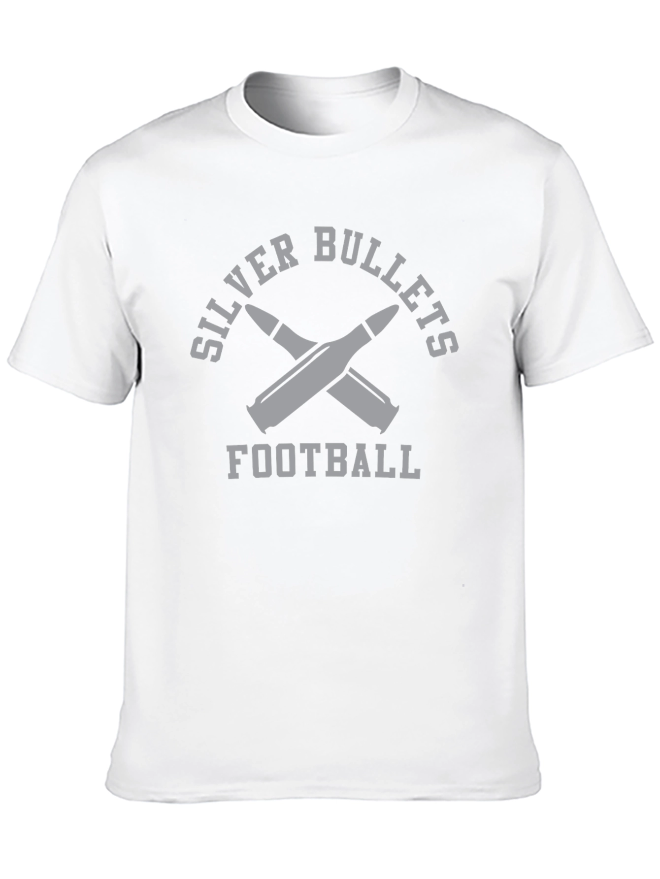 Silver Bullets Football Black T-Shirt