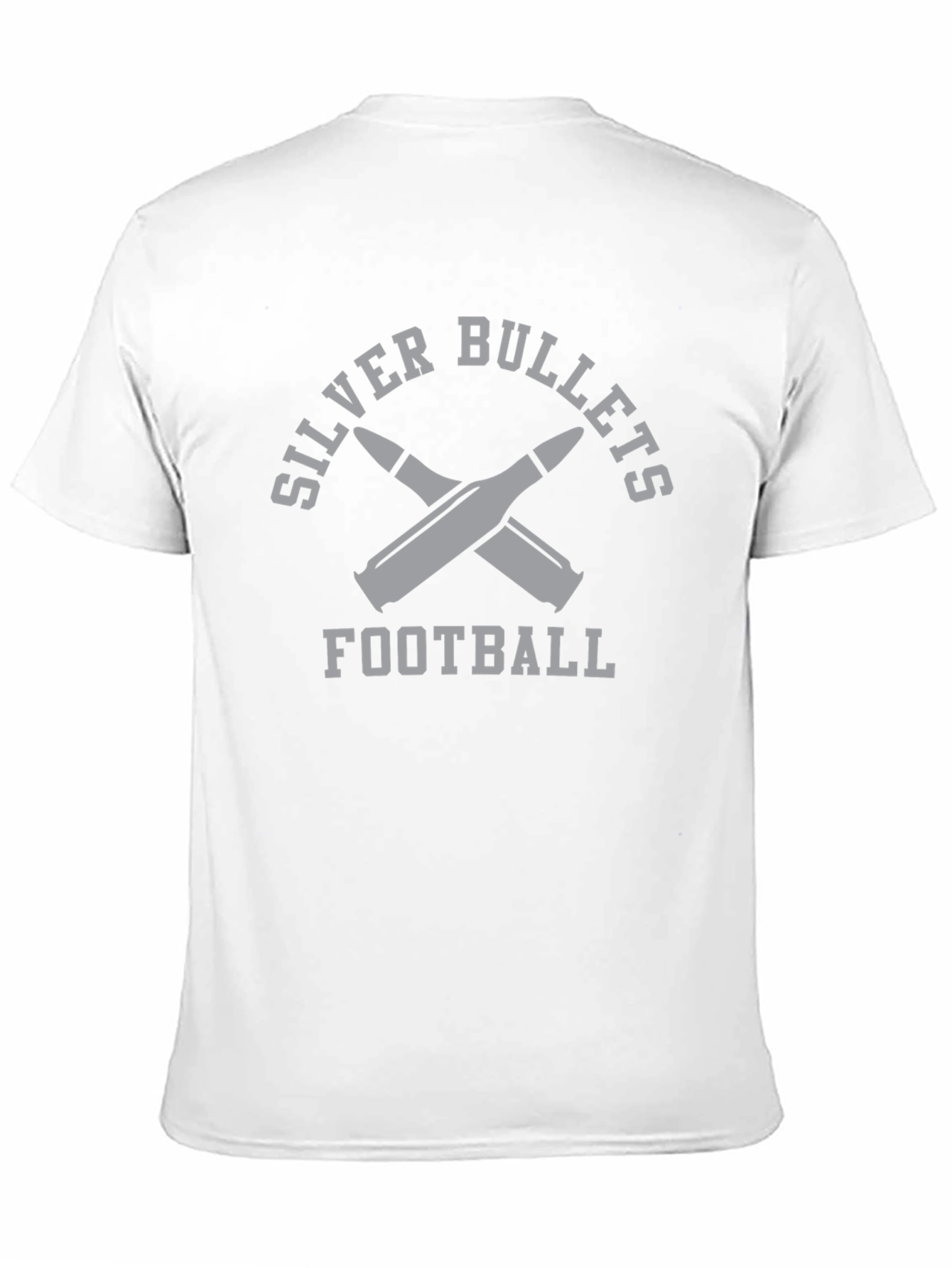 Silver Bullets Football Black T-Shirt