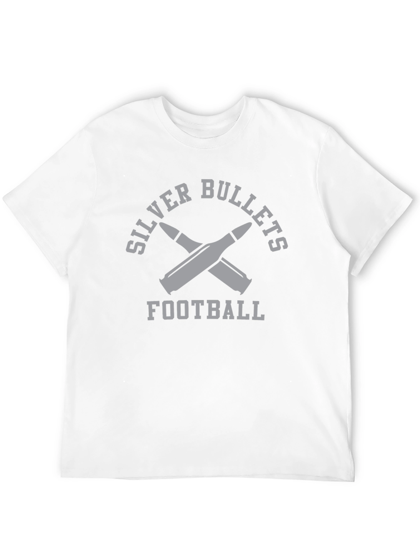 Silver Bullets Football Black T-Shirt