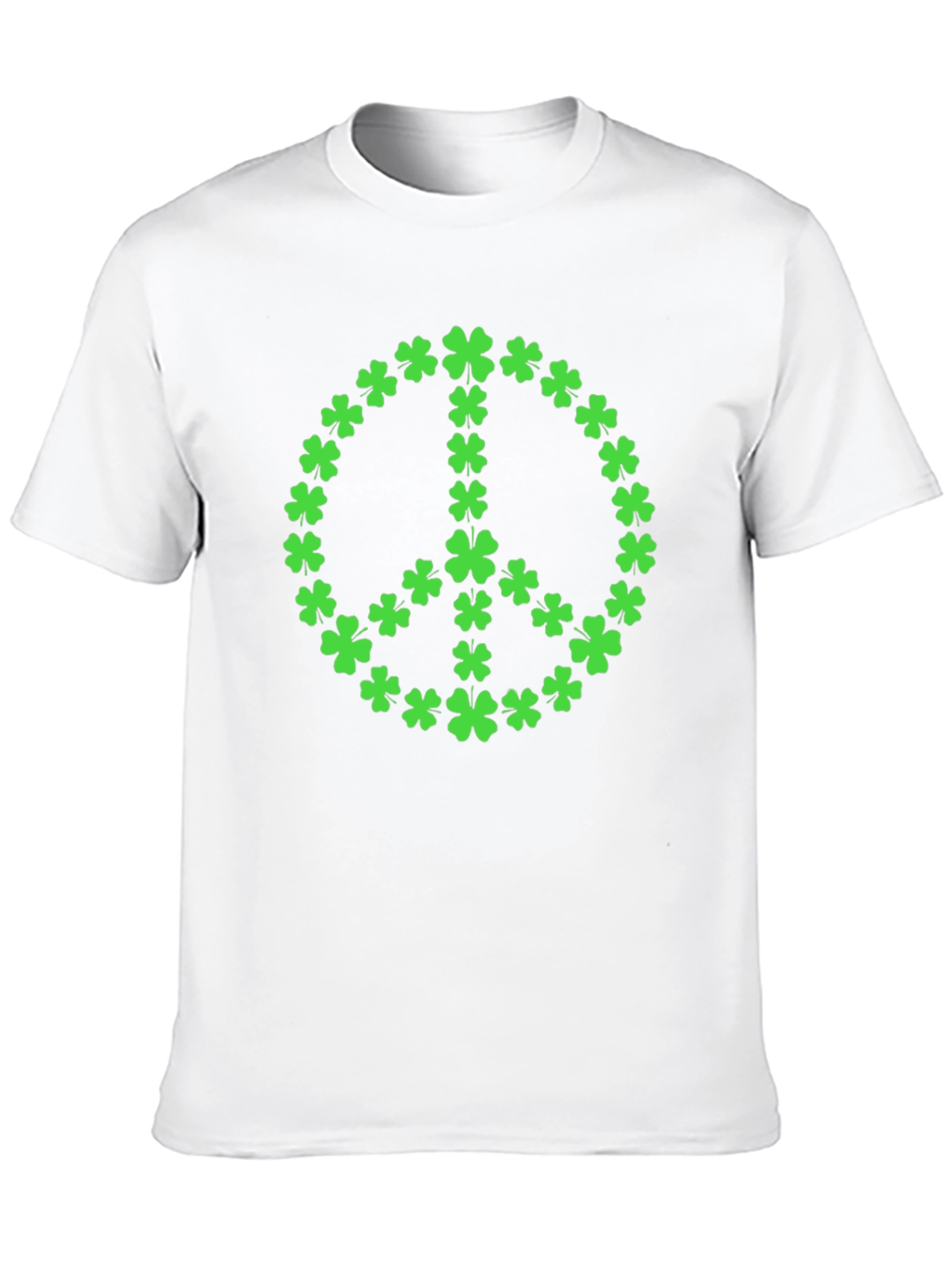 Clover Peace Sign T-Shirt - St. Patricks Day