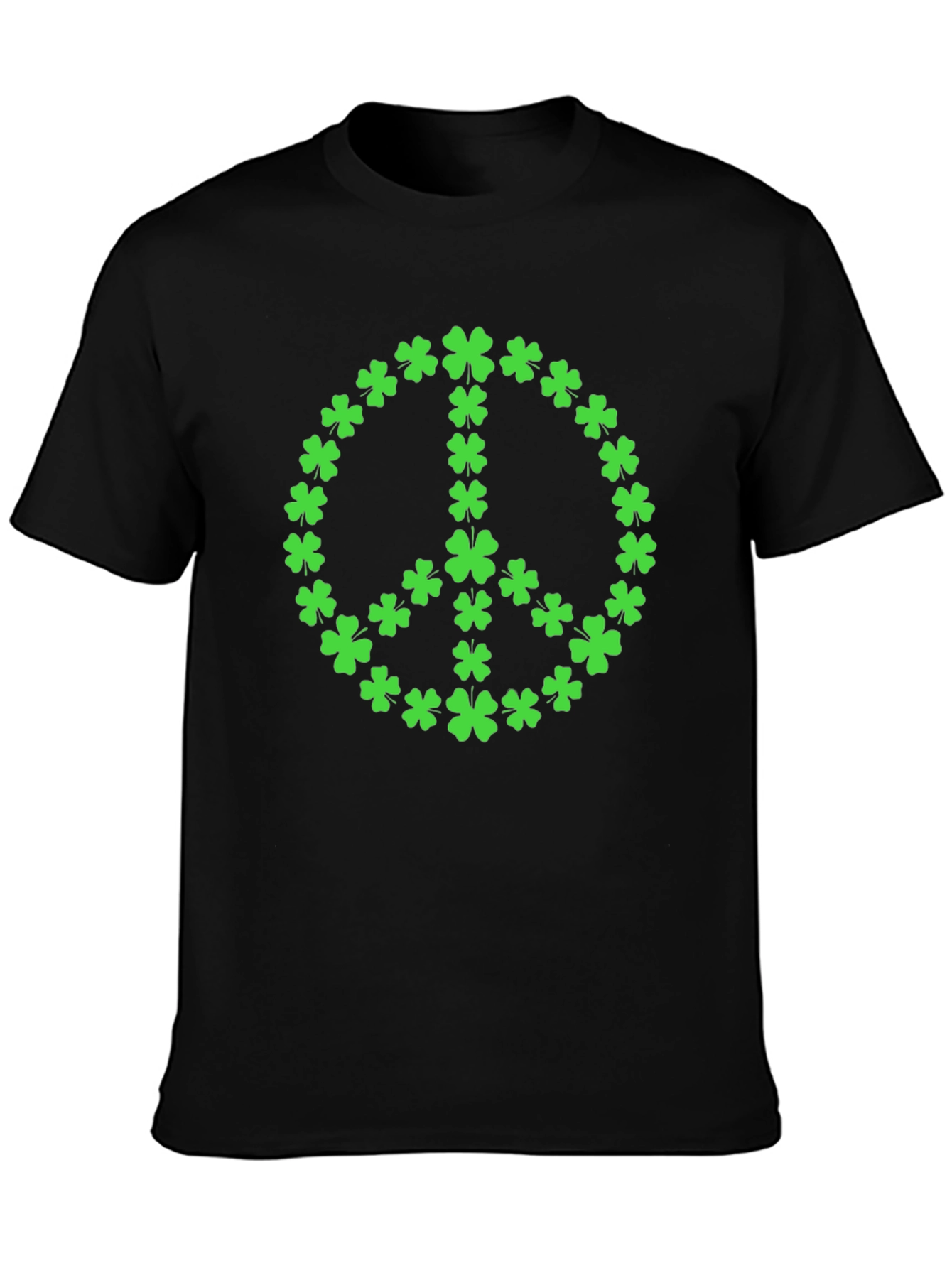 Clover Peace Sign T-Shirt - St. Patricks Day