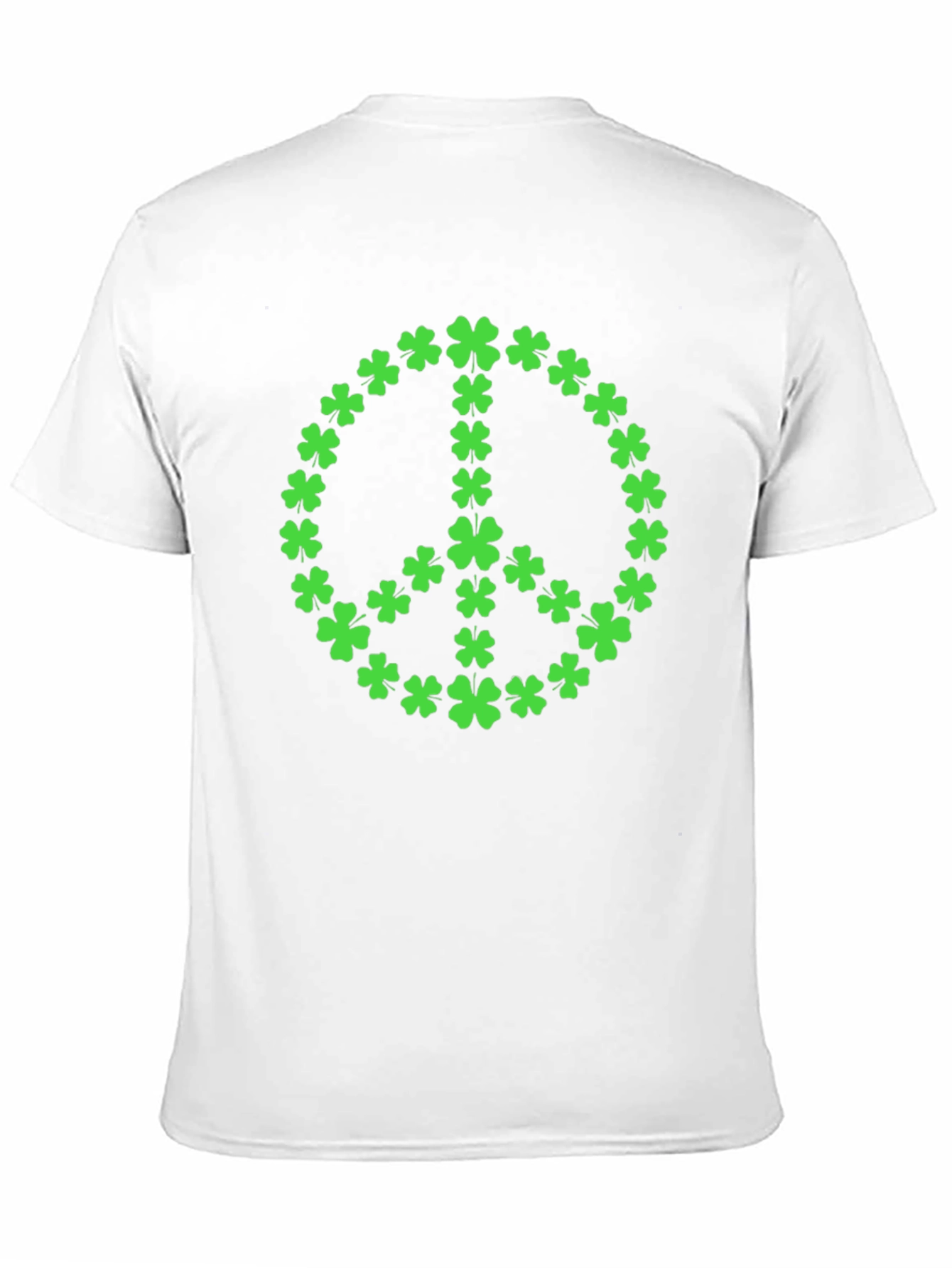 Clover Peace Sign T-Shirt - St. Patricks Day