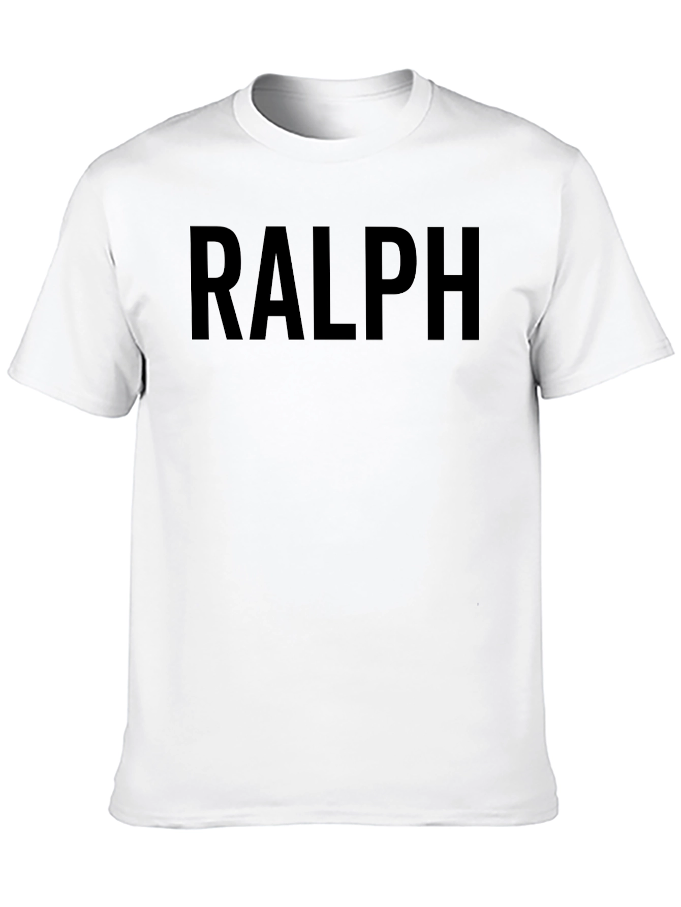 Mens RALPH Print Crew Neck T-Shirt - Classic Tee