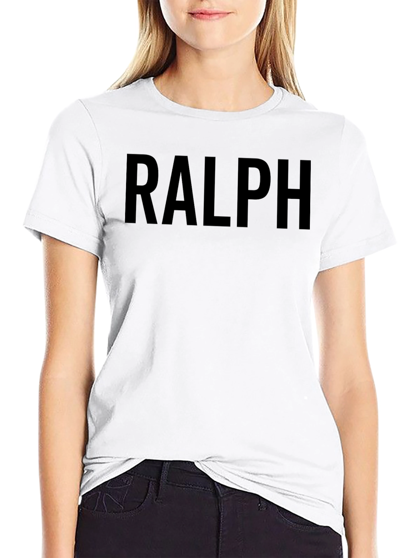 Mens RALPH Print Crew Neck T-Shirt - Classic Tee