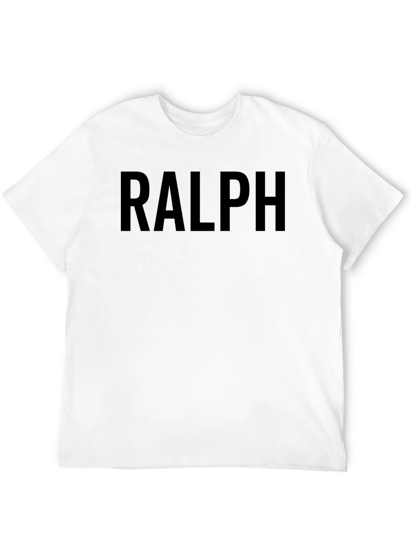 Mens RALPH Print Crew Neck T-Shirt - Classic Tee