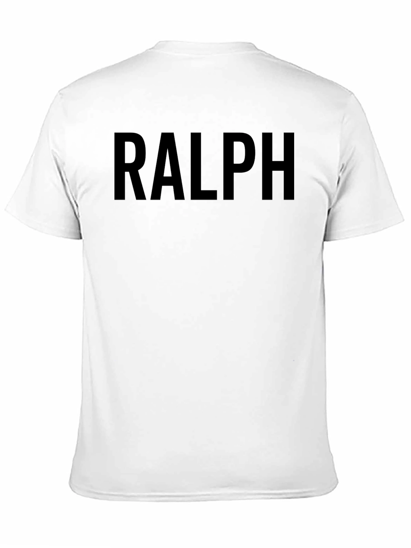 Mens RALPH Print Crew Neck T-Shirt - Classic Tee