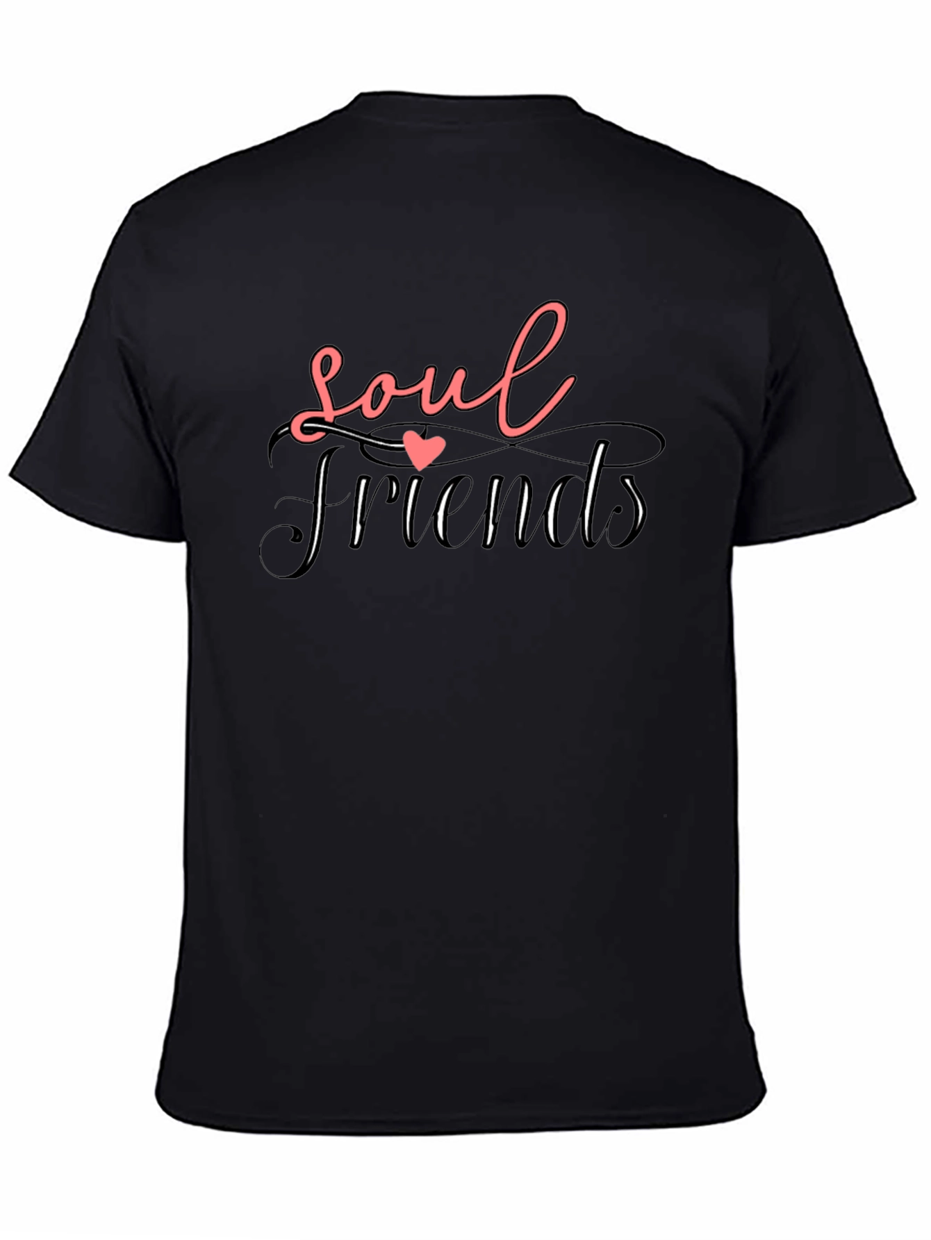 Soul Friends Black Graphic Tee