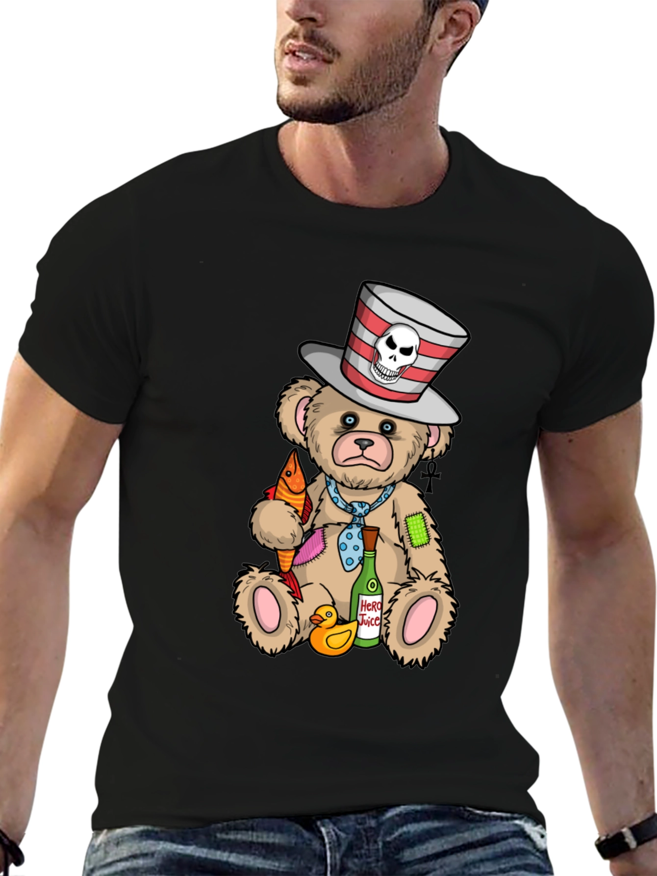 Teddy Bear Print Tee