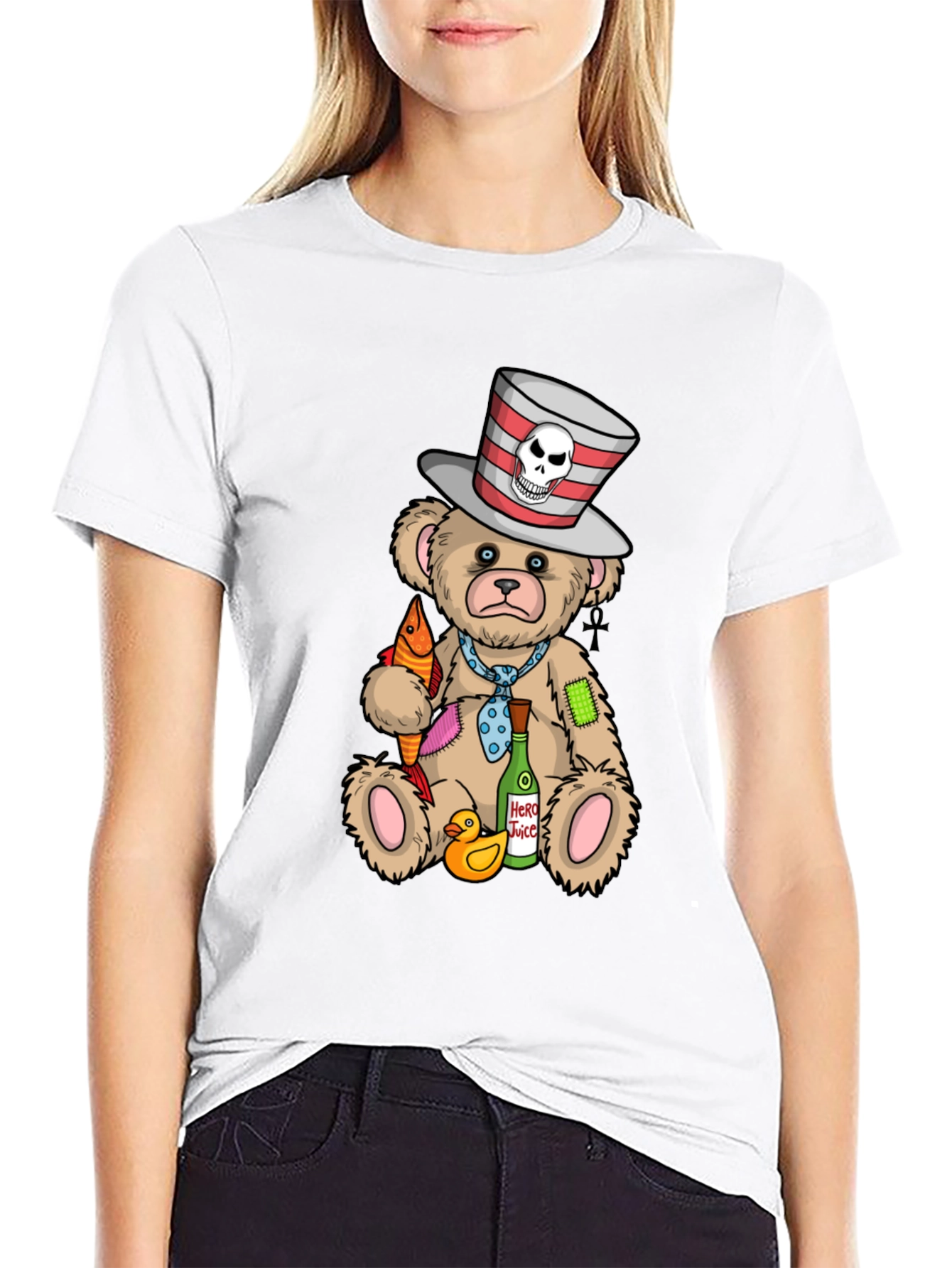 Teddy Bear Print Tee