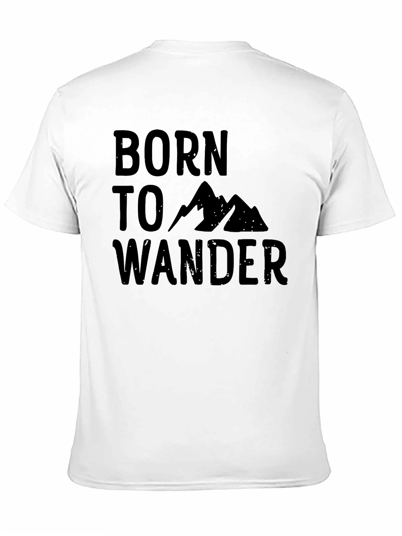 Born to Wander Graphic Tee - Black
