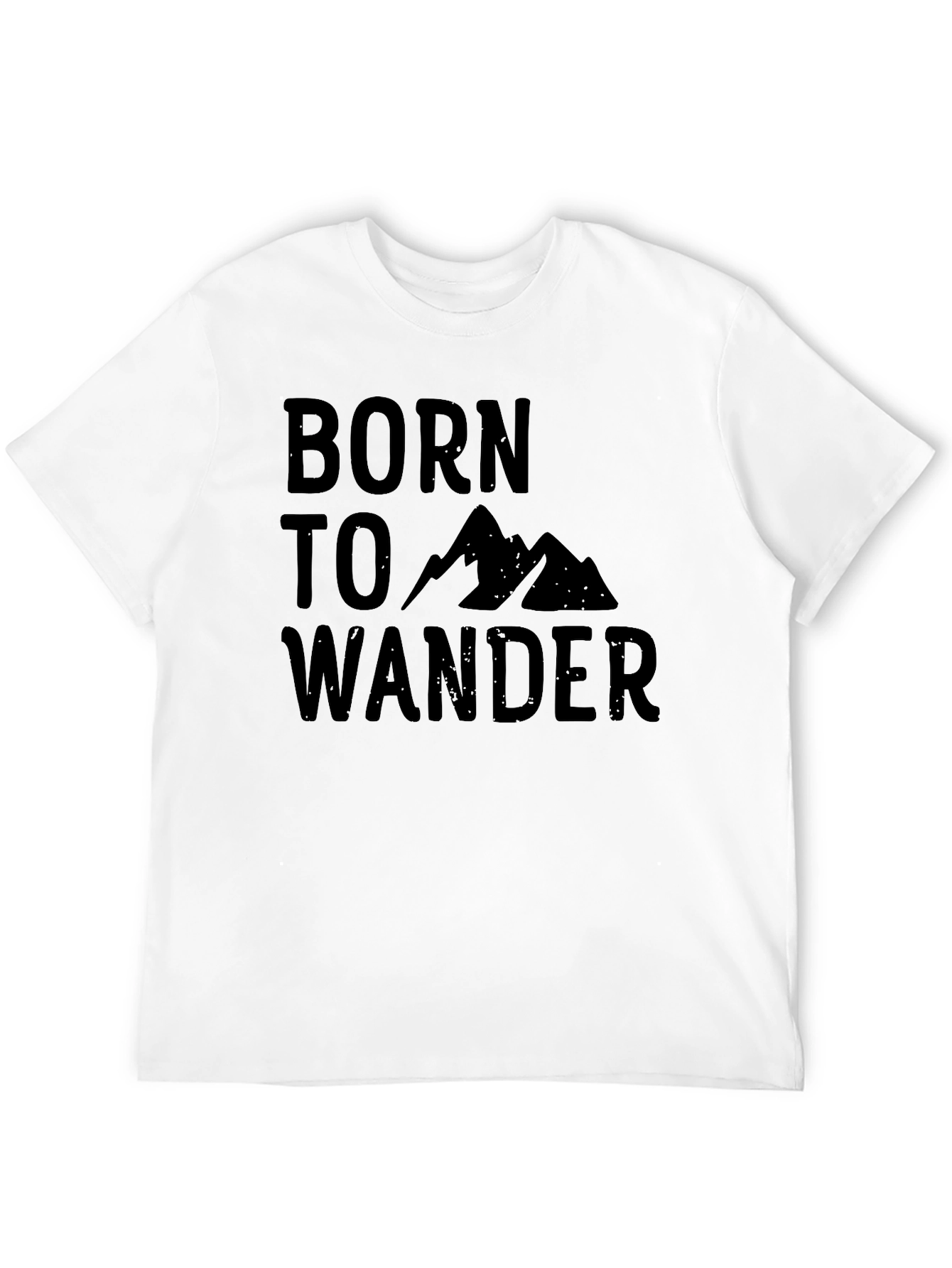 Born to Wander Graphic Tee - Black