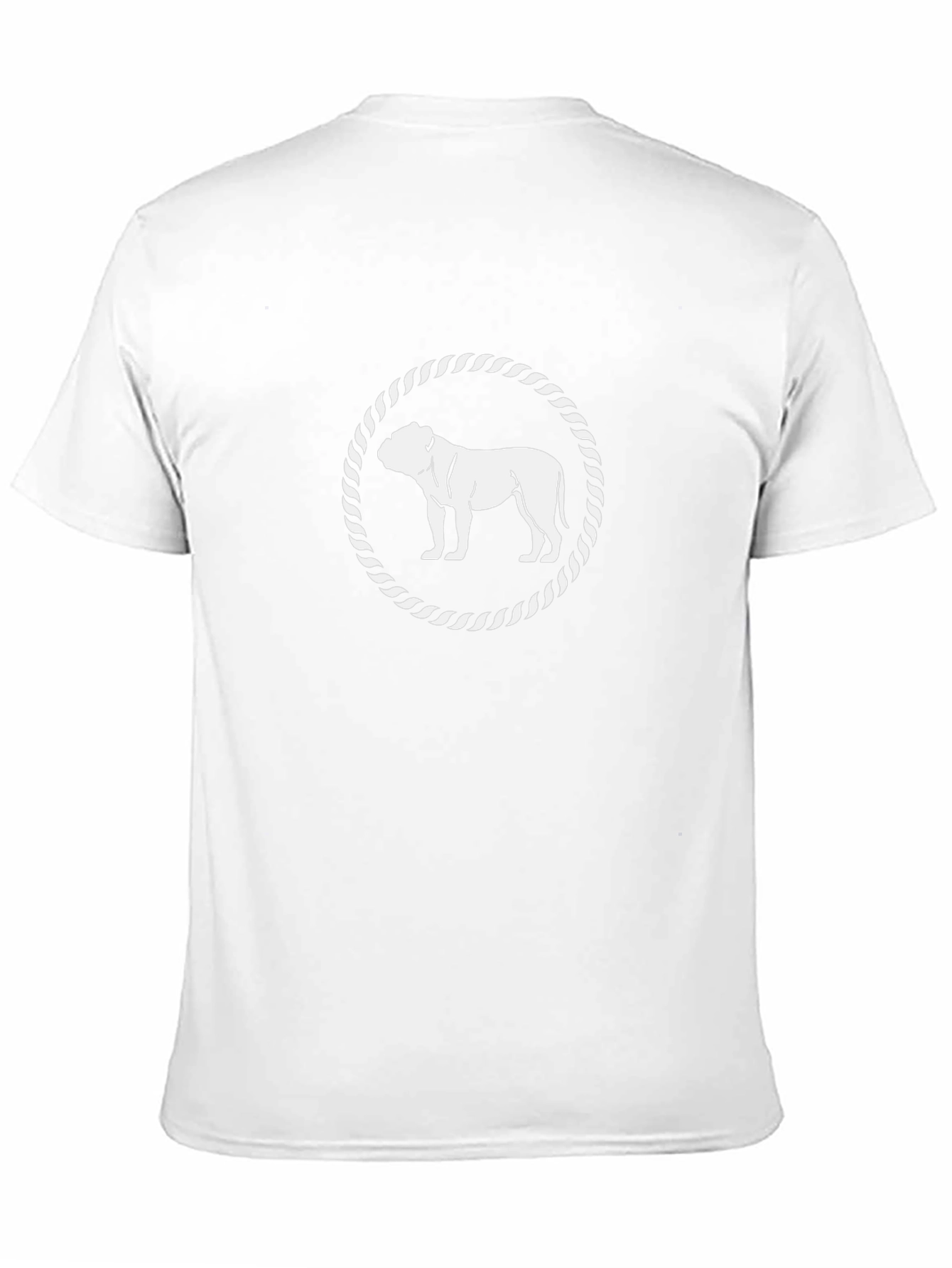 Bulldog Circle Graphic Tee - Stylish Black T-Shirt
