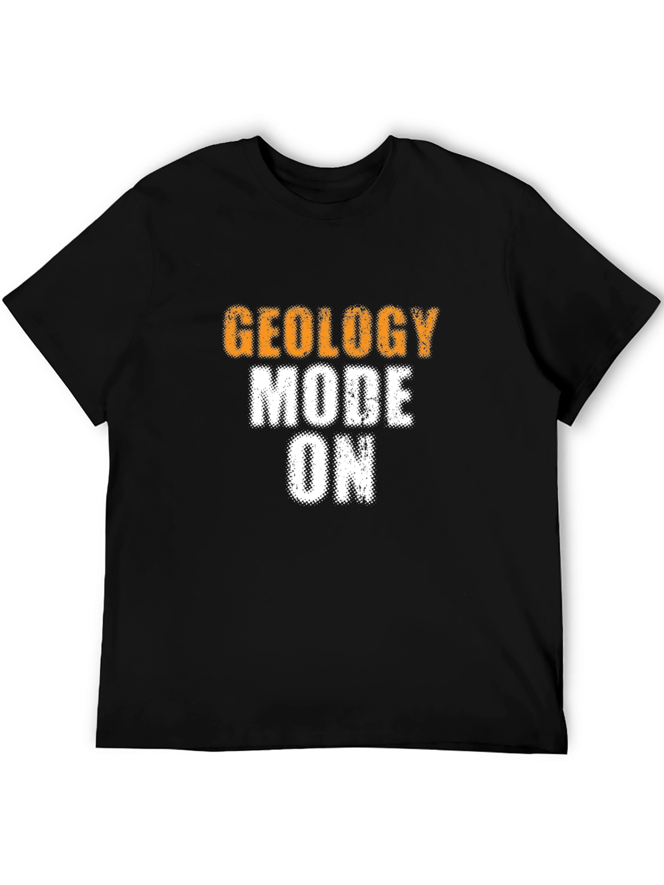 Geology Mode On Graphic Tee - Black