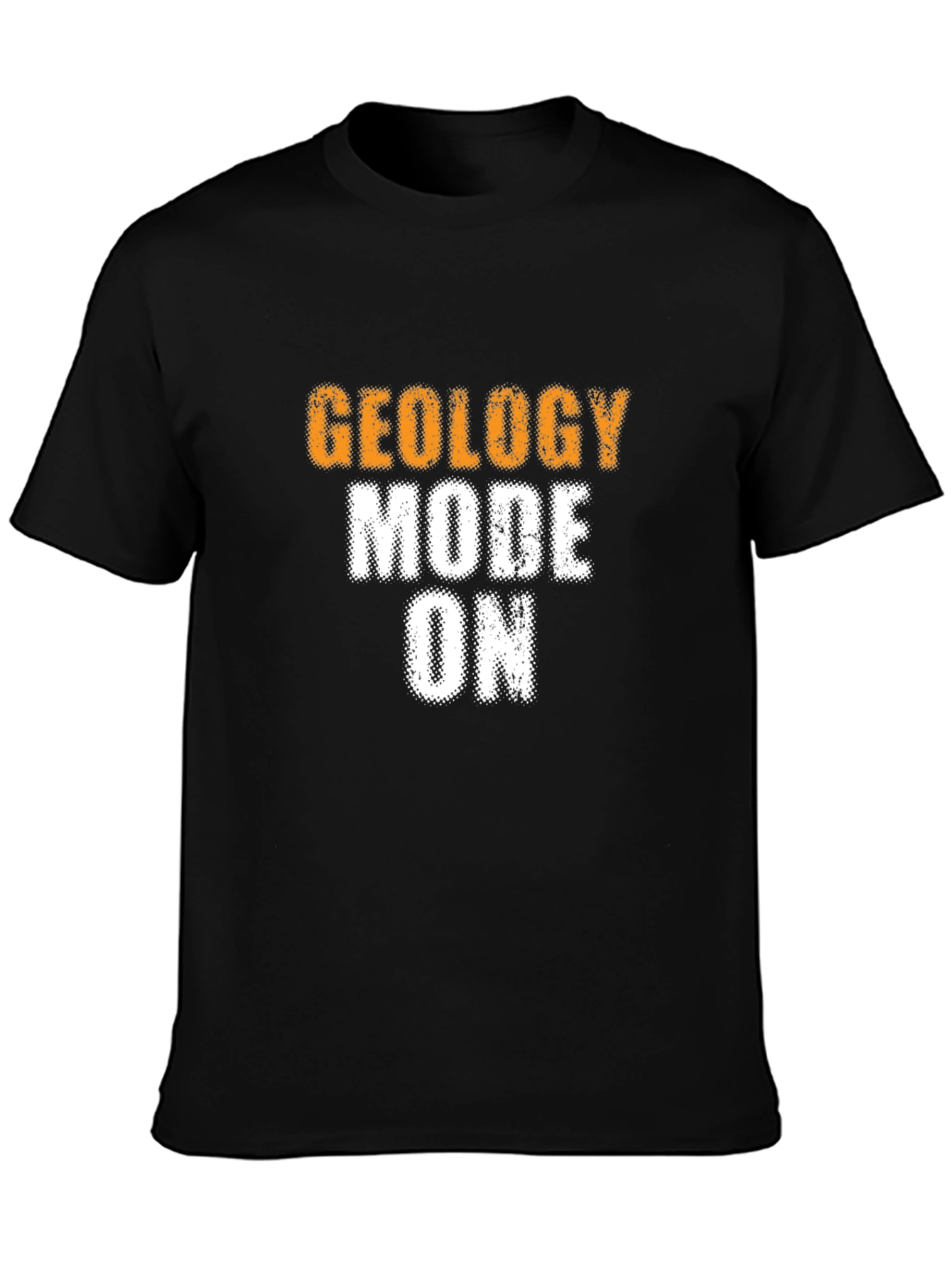 Geology Mode On Graphic Tee - Black
