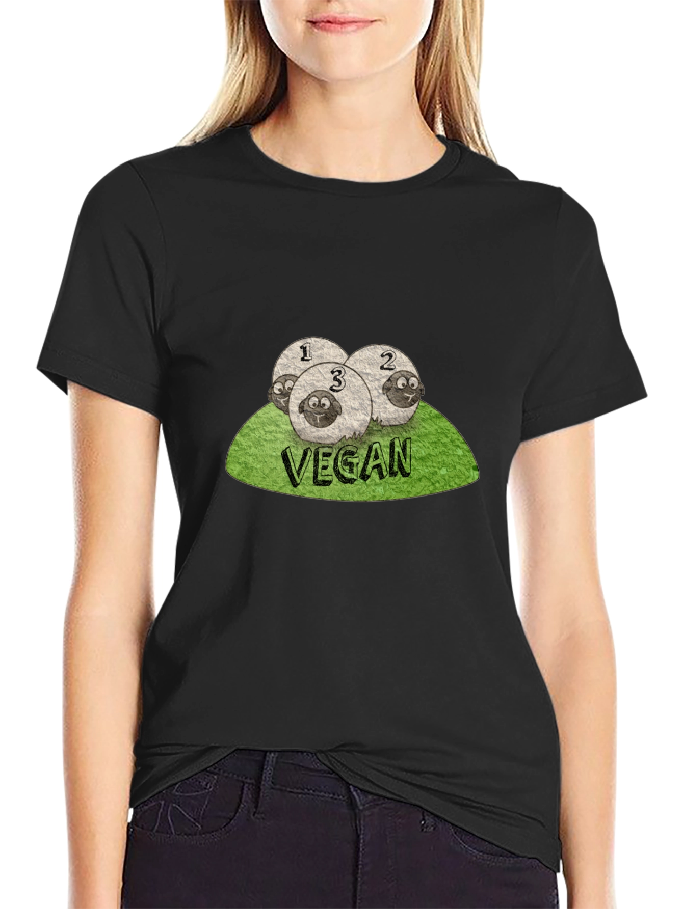 Vegan Counting Sheep T-Shirt