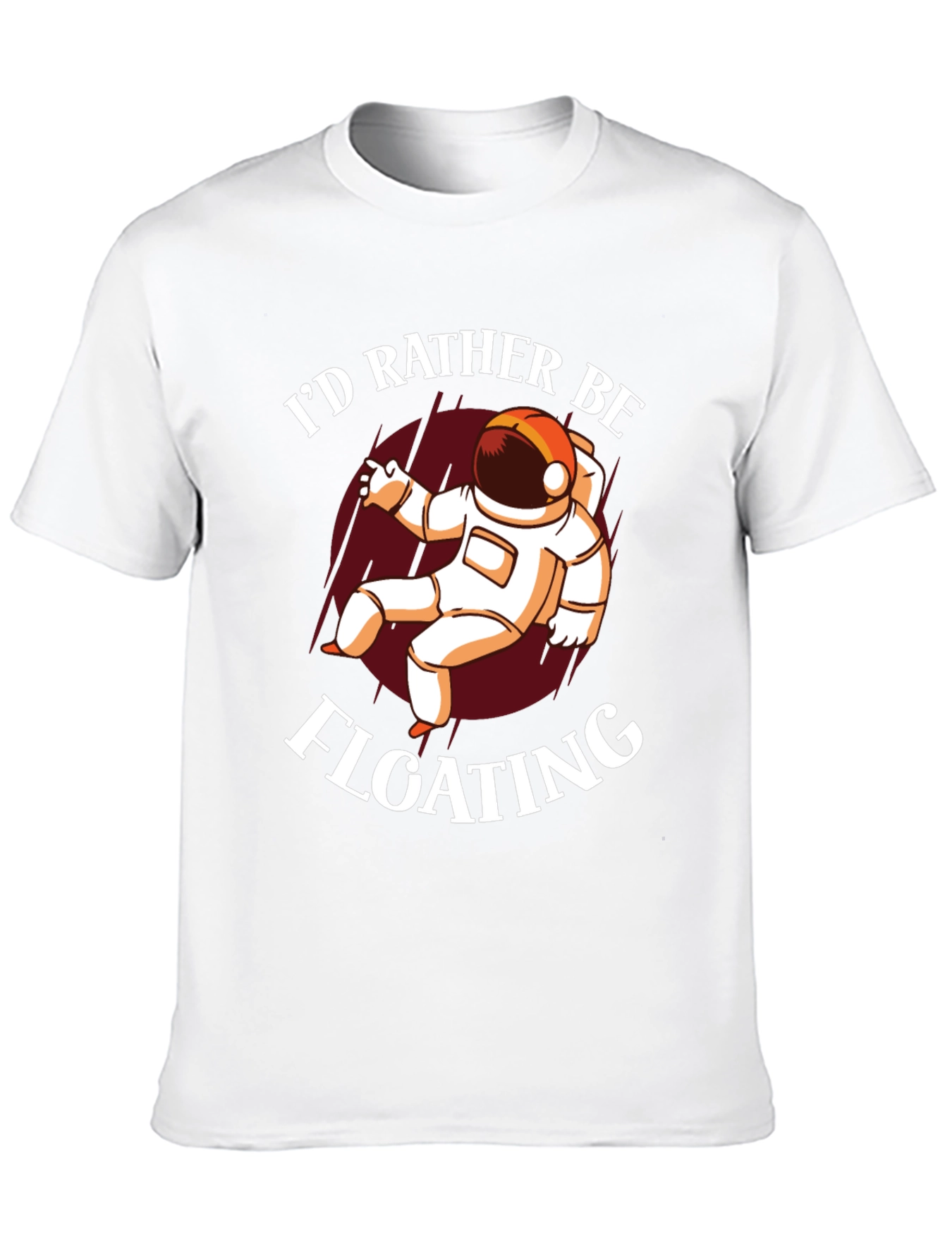 Id Rather Be Floating Astronaut Graphic Tee