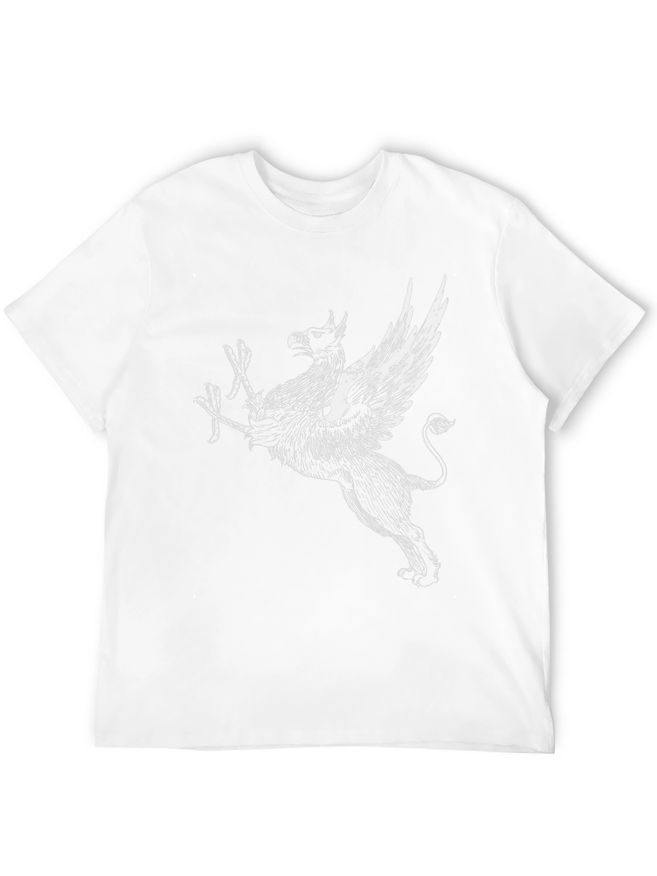 Griffin Graphic Print Black T-Shirt