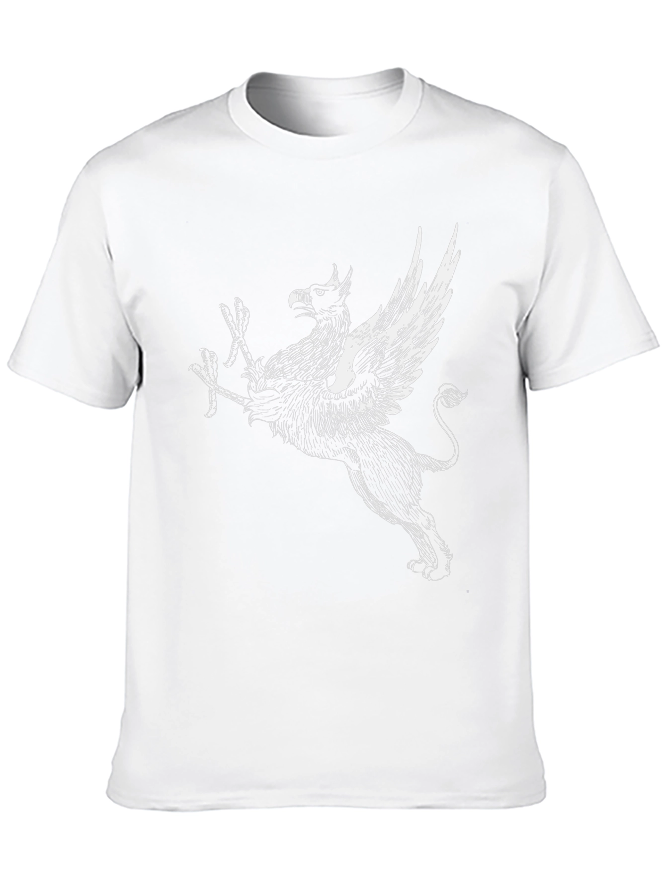 Griffin Graphic Print Black T-Shirt