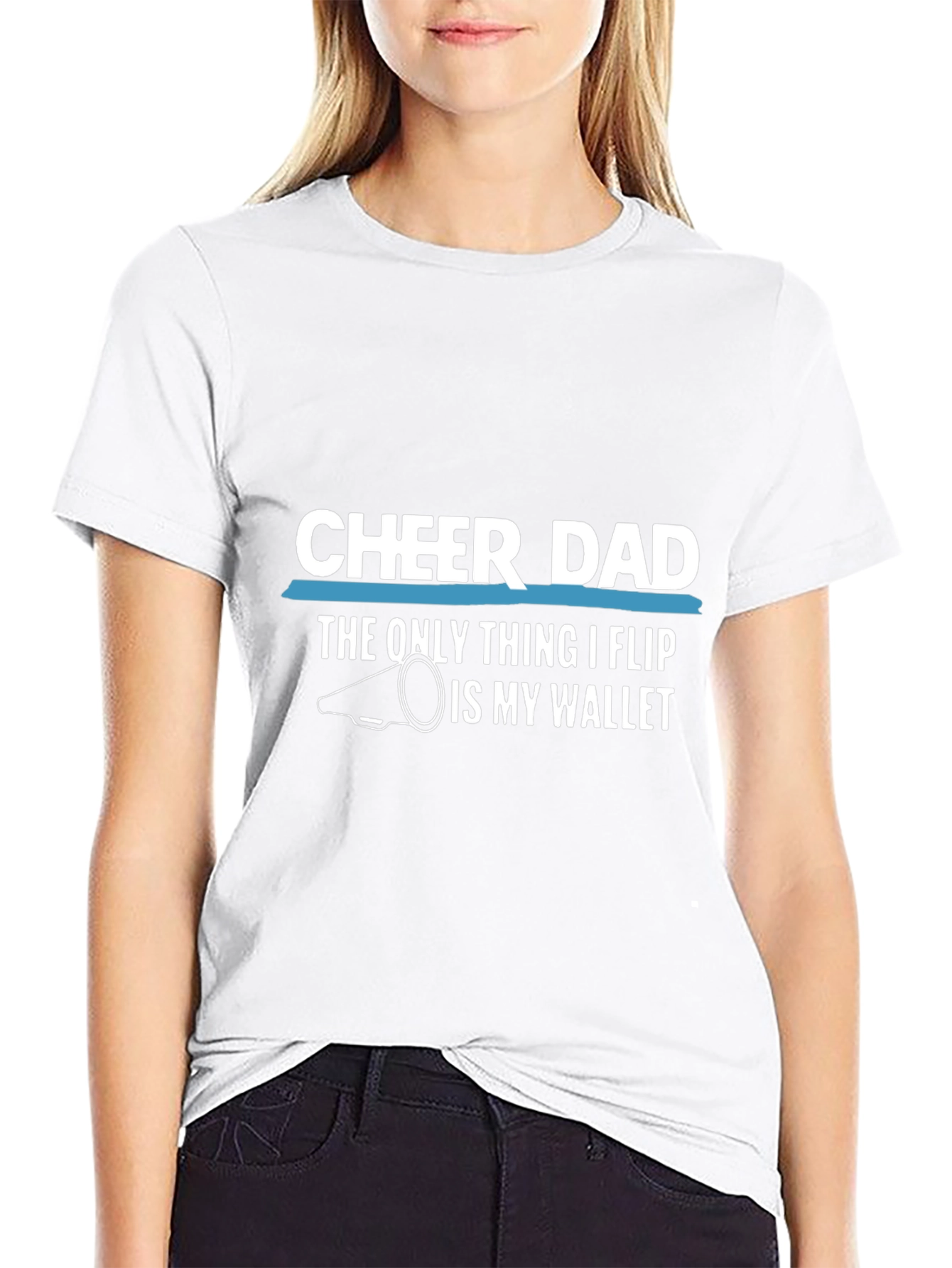 Cheer Dad T-Shirt - Funny Cheerleading Father Tee