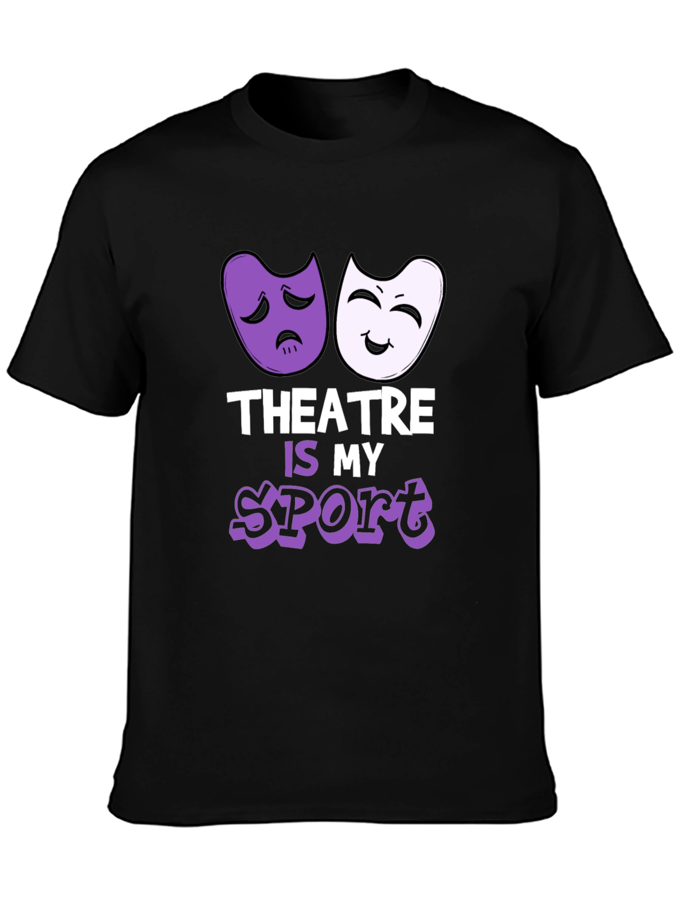 Theatre Is My Sport T-Shirt Funny Drama Masks